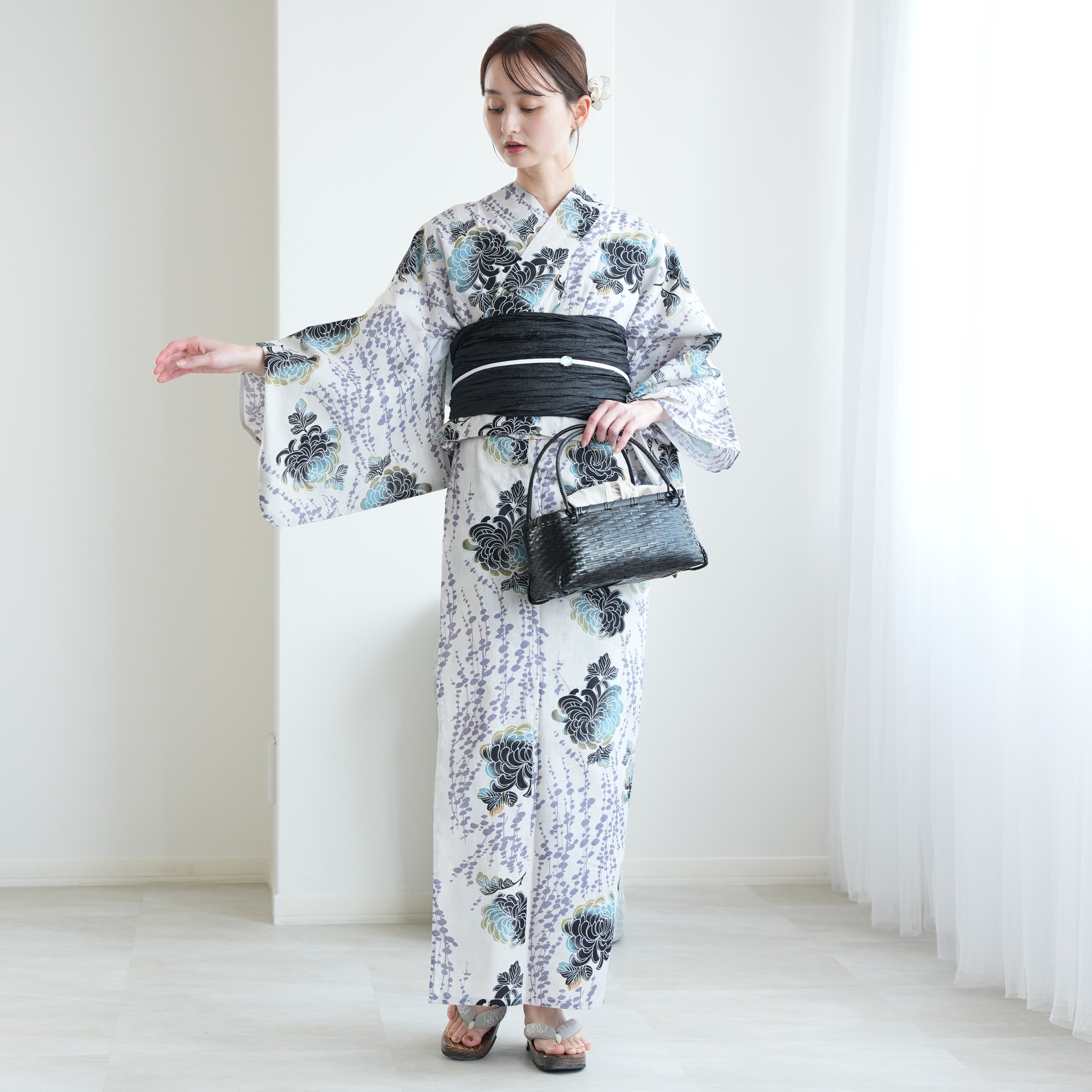 utatane 浴衣 セパレート 帯付き utatane 浴衣 セパレート 帯付き