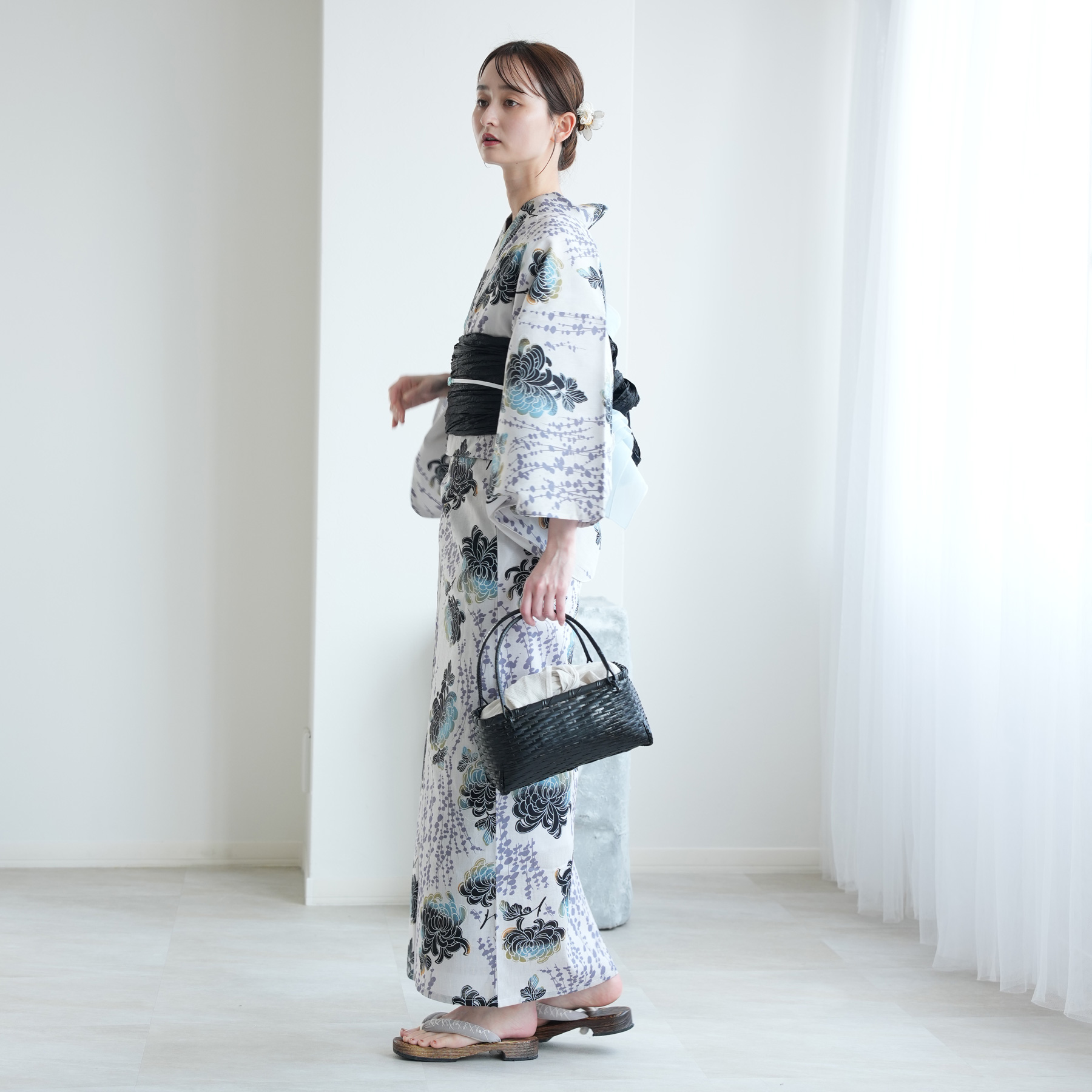 utatane 浴衣 レディース セット セパレート 二部式浴衣3点