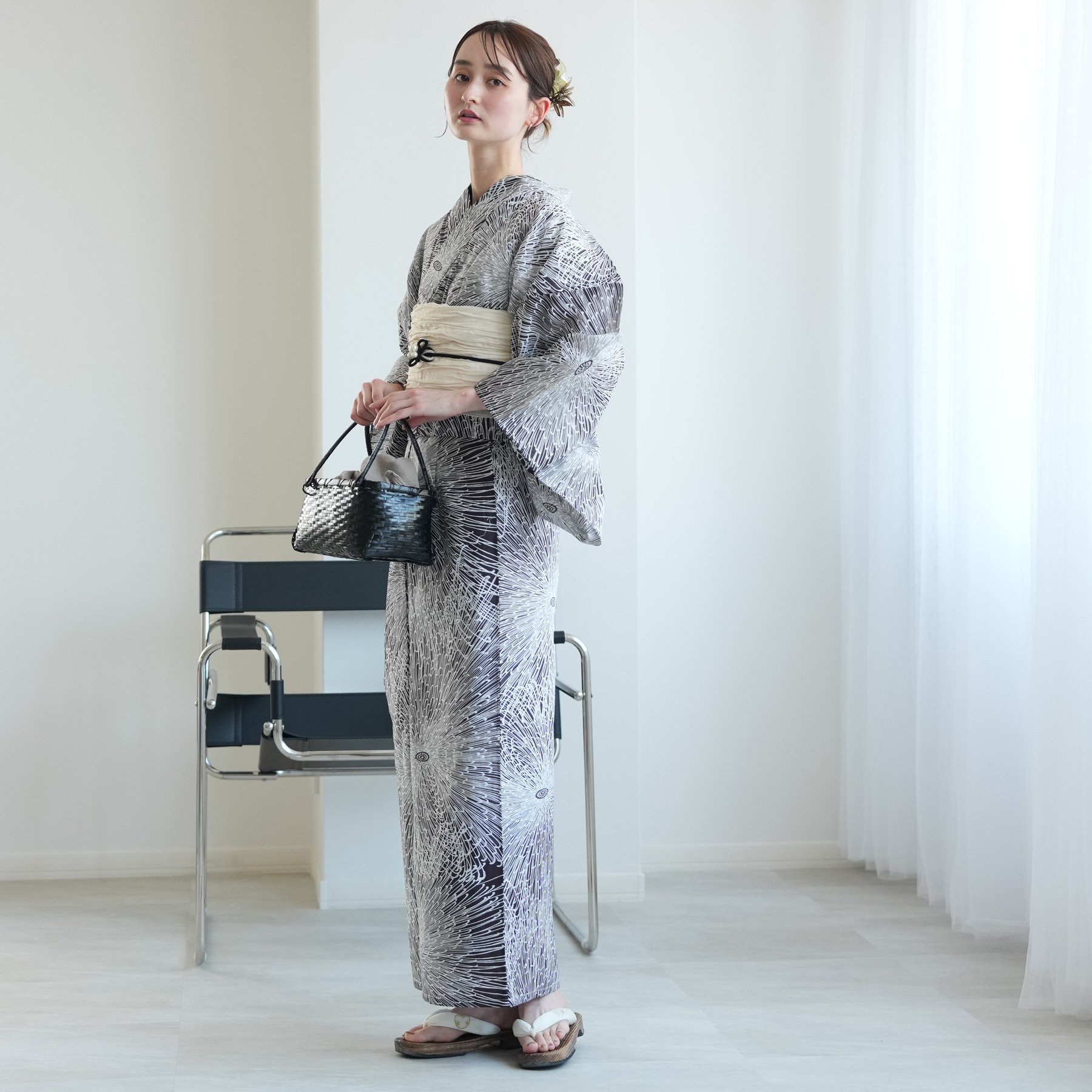 utatane 浴衣 レディース セット セパレート 高級変わり織 二部