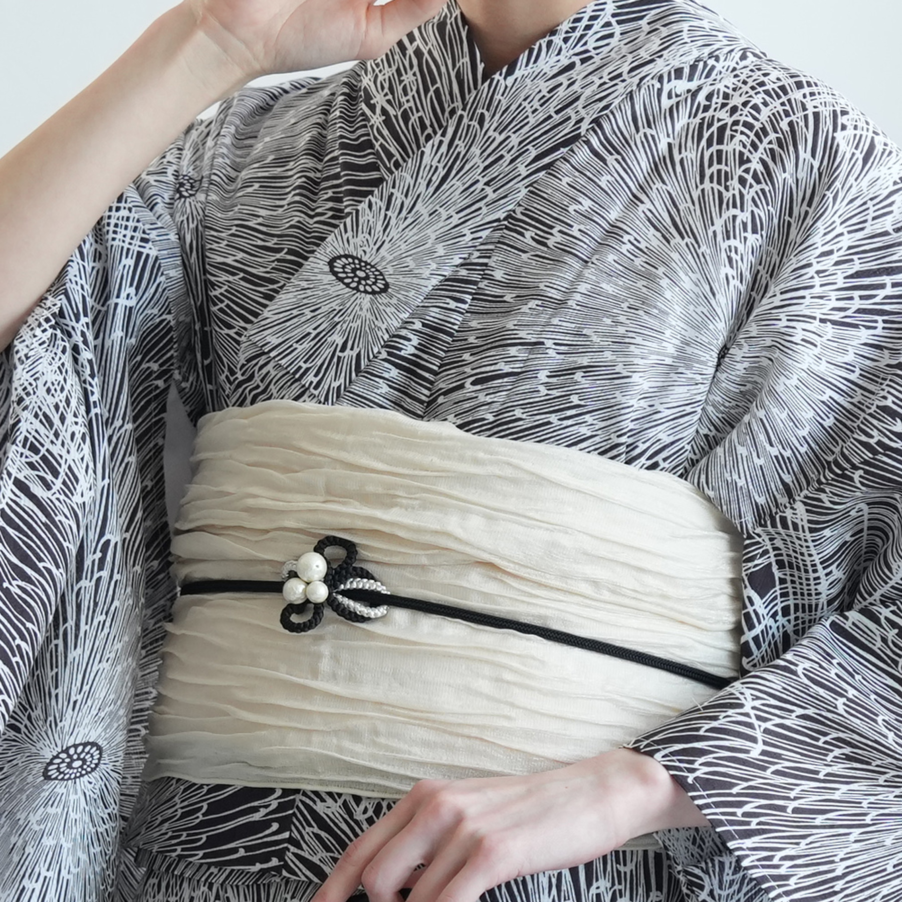 HARE お得‼️utatane セパレート黒色系浴衣3点セット utatane 浴衣 レディース セット セパレート 二部式浴衣3点