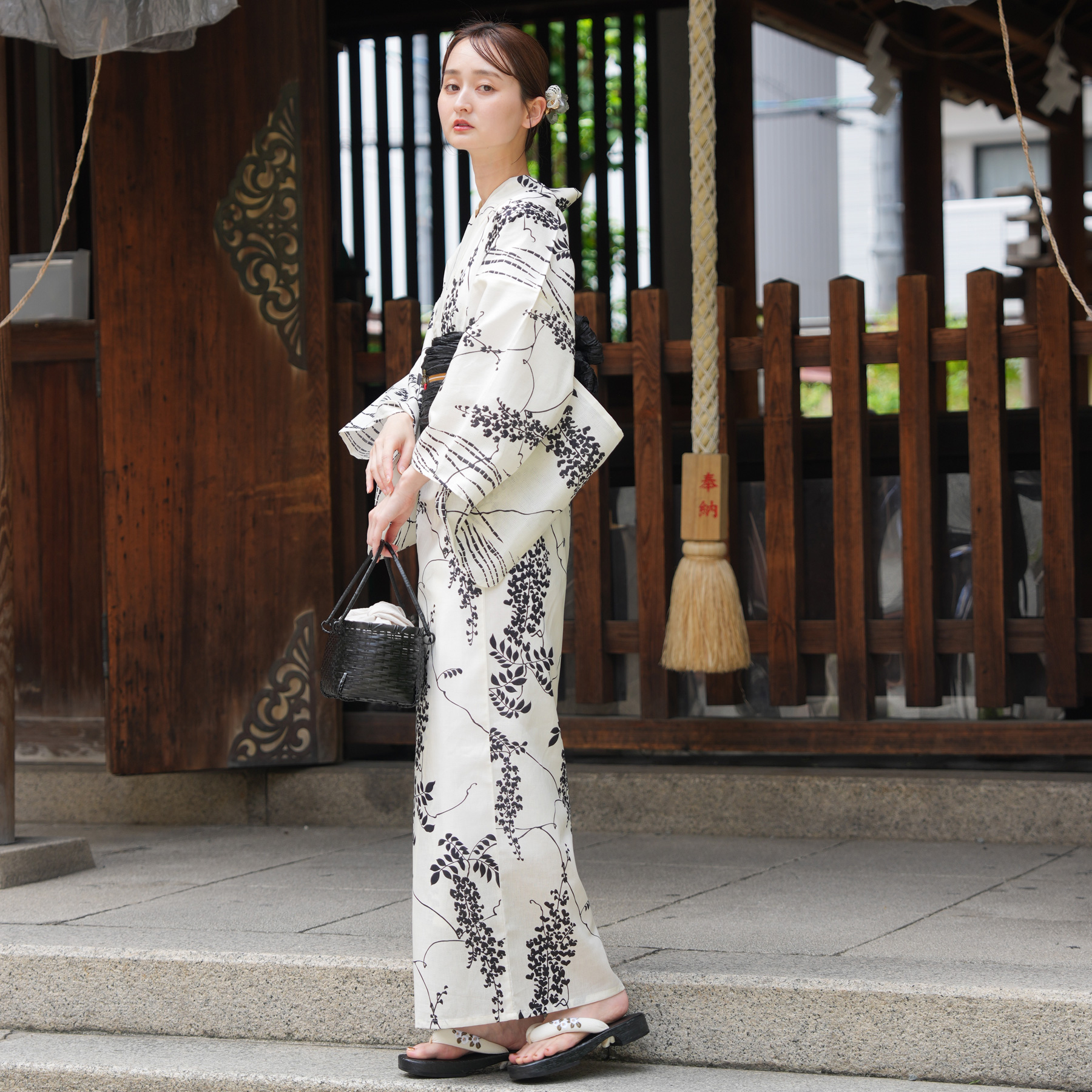 Utatane☆新品未使用☆2部式浴衣3点セット 楽天市場】【utatane セパレート高級変わり織 二部式浴衣3点