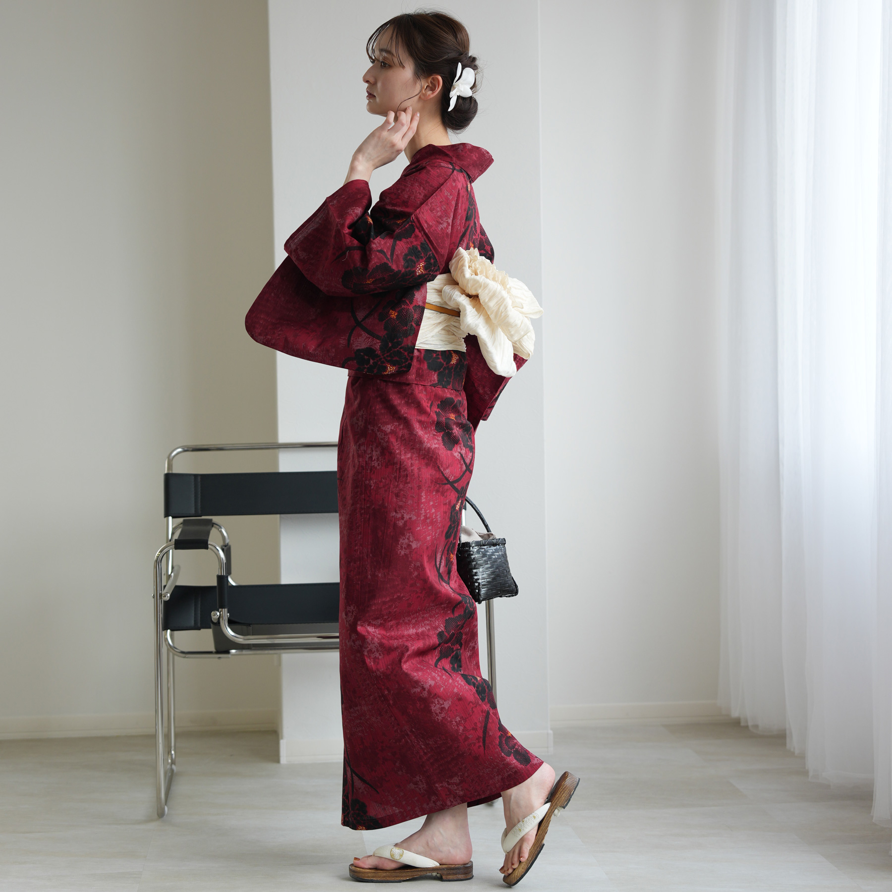 utatane 浴衣 レディース セット セパレート 二部式浴衣3点セット