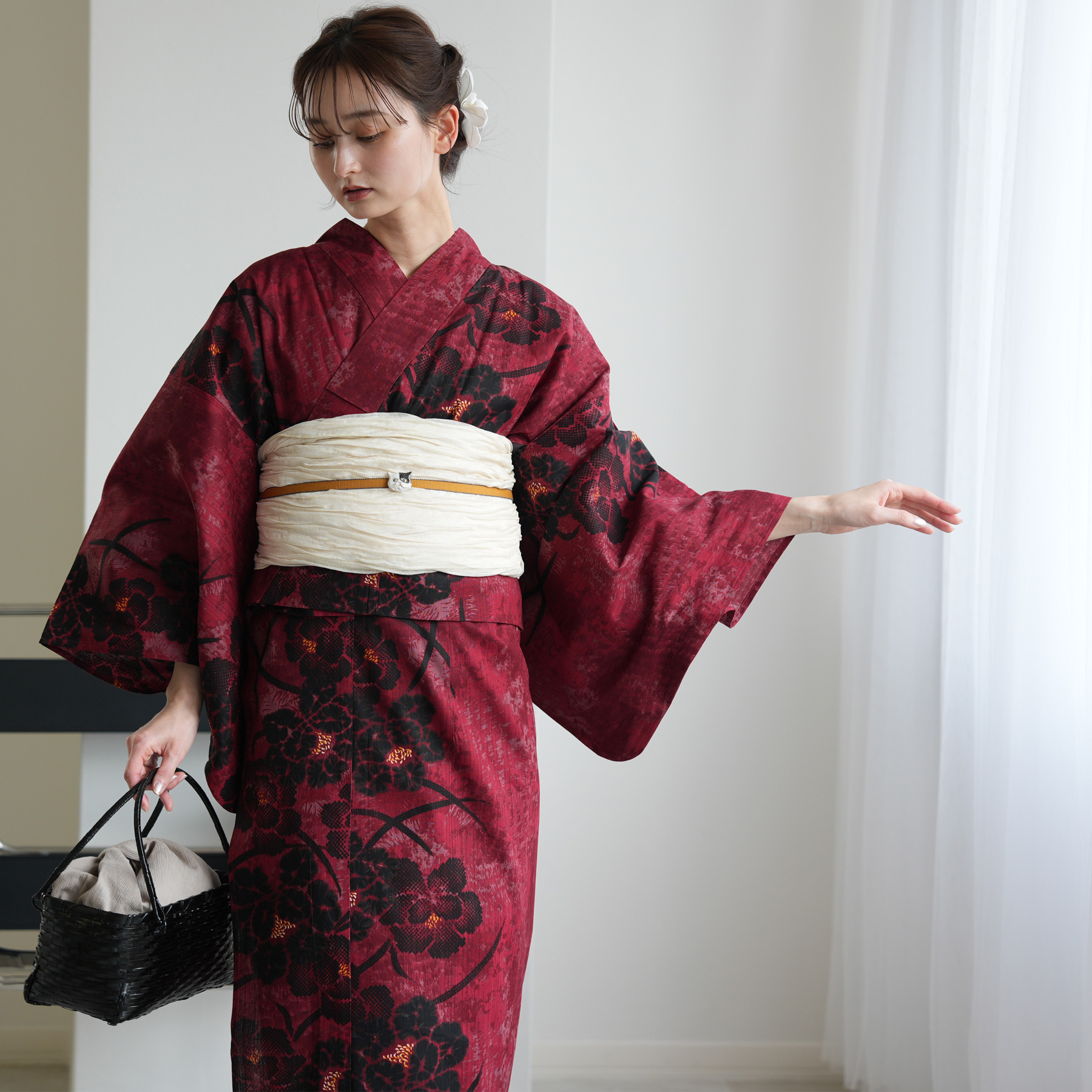絞り 浴衣（色：レッド系）のおすすめ人気商品一覧 通販 - Yahoo