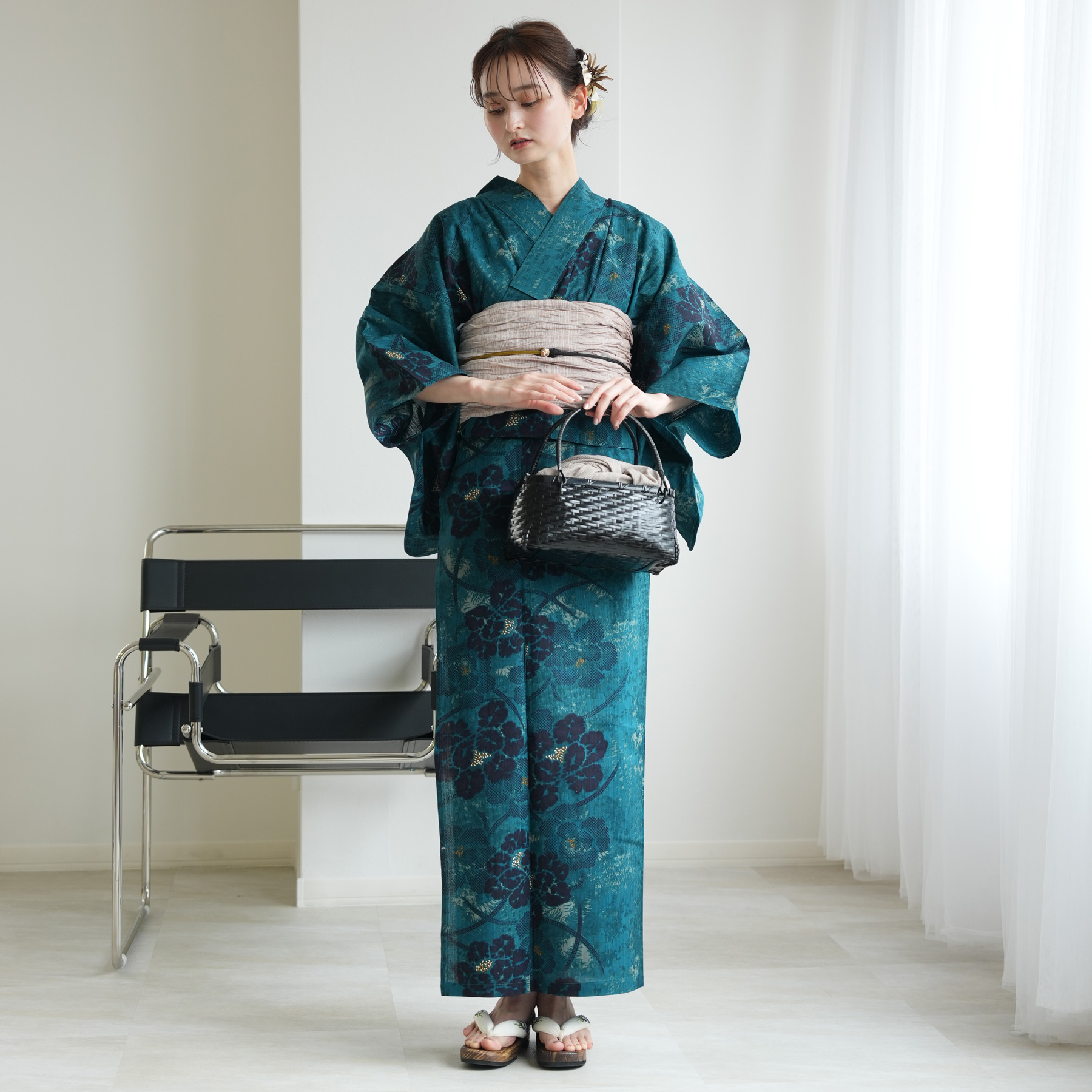 utatane 浴衣 レディース セット セパレート 二部式浴衣3点