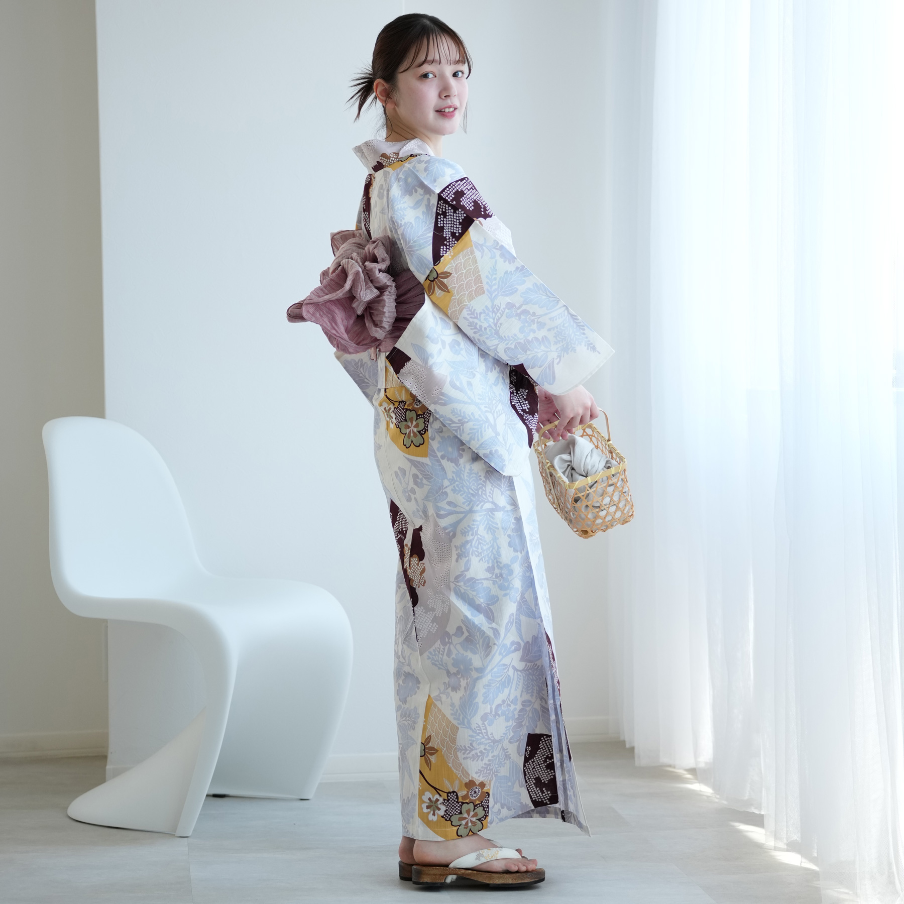 utatane 浴衣 レディース セット セパレート 二部式浴衣3点