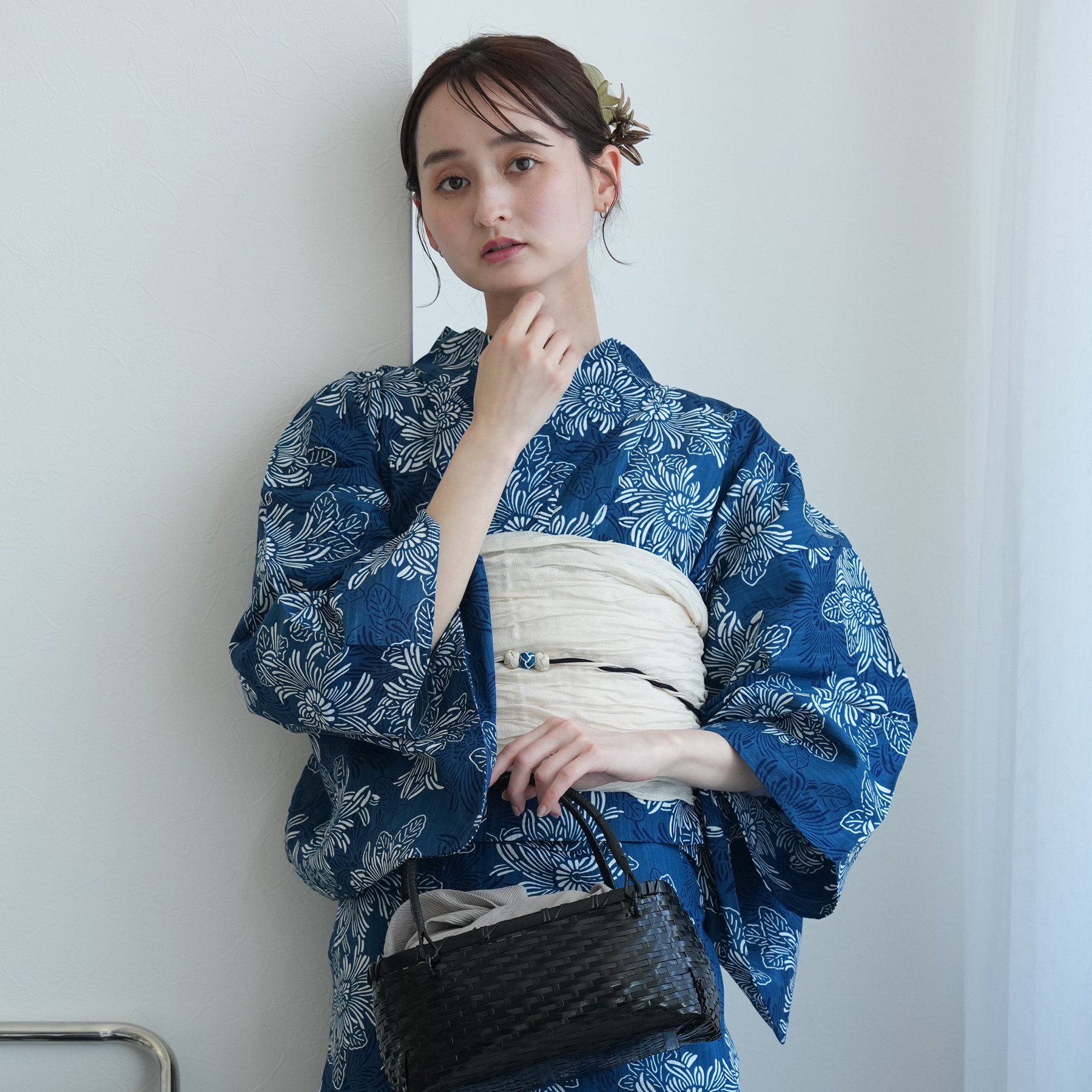 最終価格　新品　utatane 浴衣セット　帯　ブルー　水色　青 浴衣（青色／ブルー） | utatane［公式］オンラインショップ