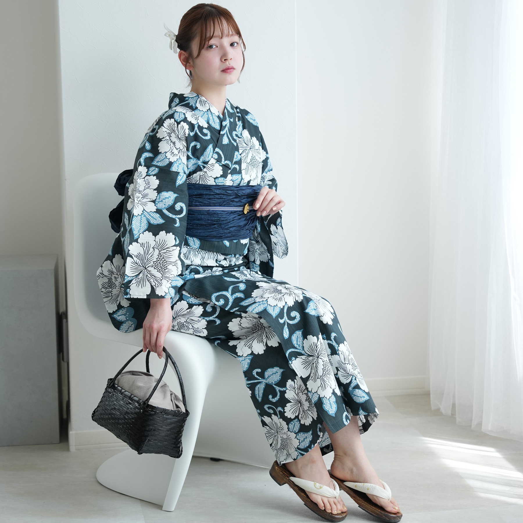 utatane 浴衣フルセット utatane 浴衣 レディース セット セパレート 高級変わり織 二部