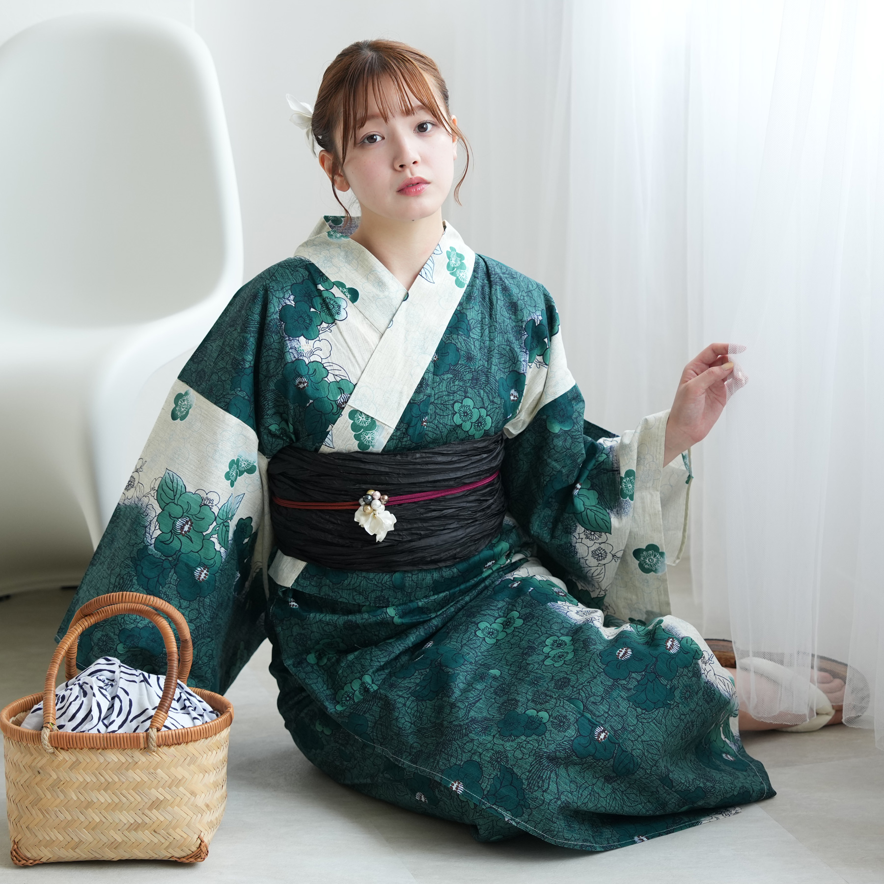 utatane 浴衣 レディース セット セパレート 二部式浴衣3点