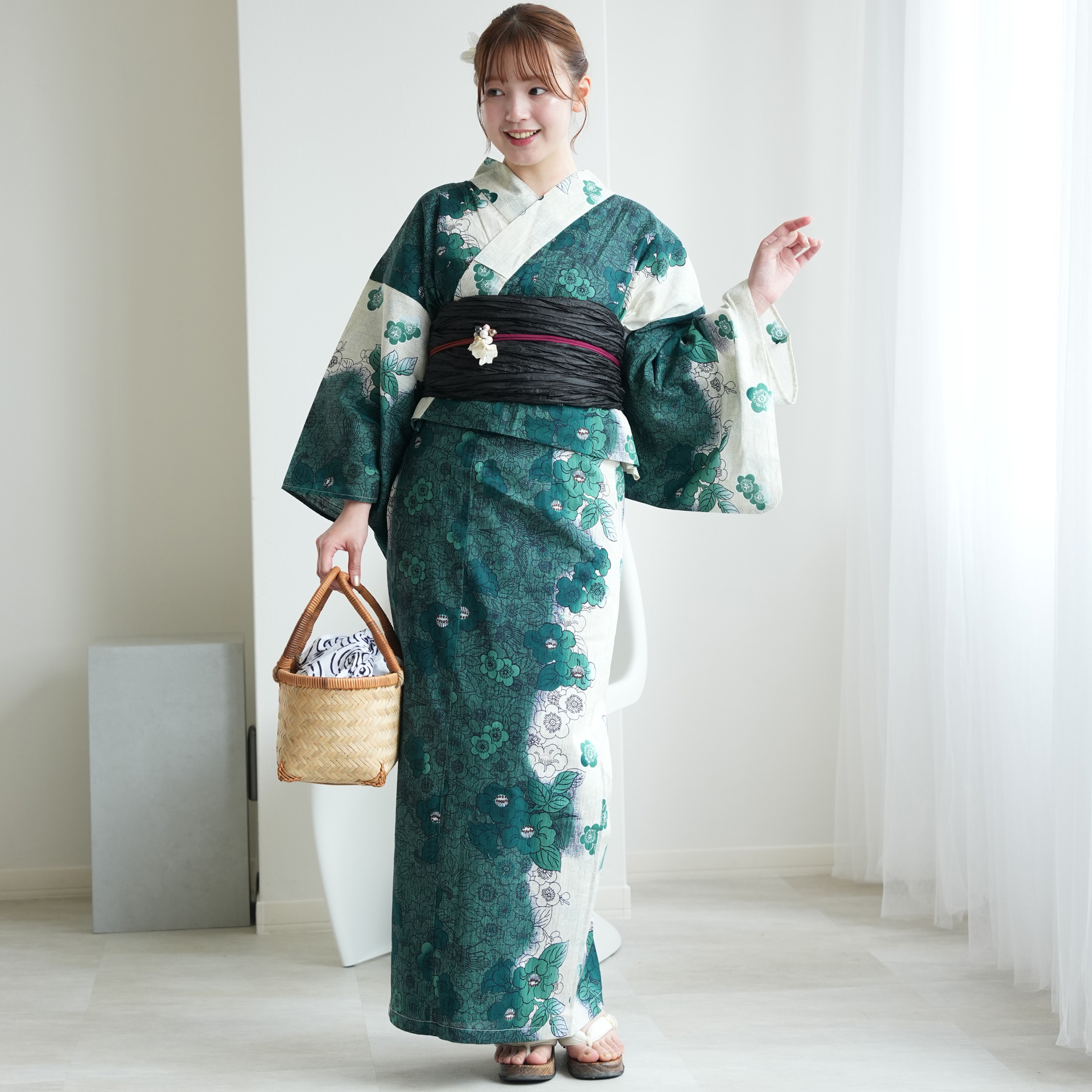 utatane 浴衣 レディース セット セパレート 二部式浴衣3点