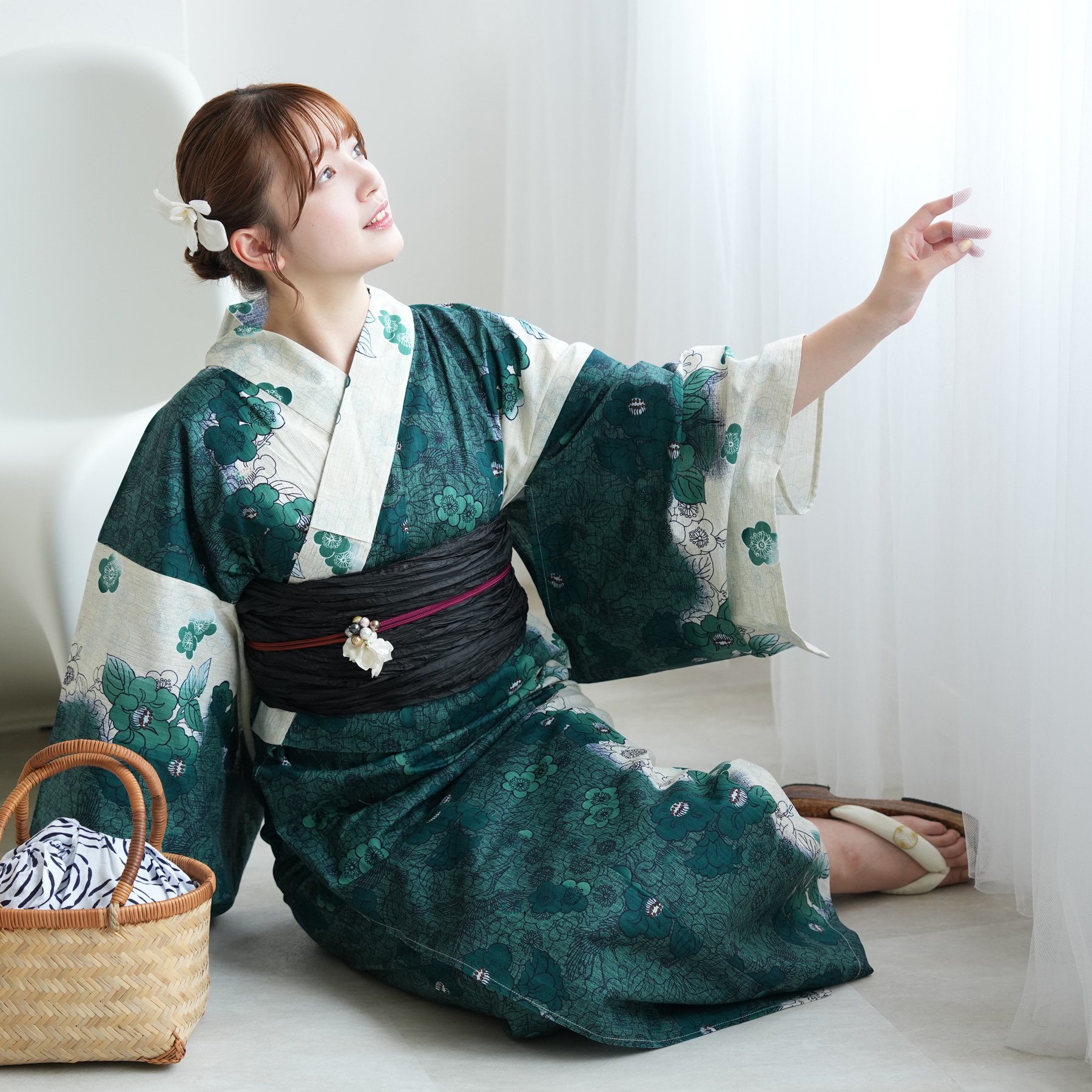 utatane 浴衣 レディース セット セパレート 二部式浴衣3点
