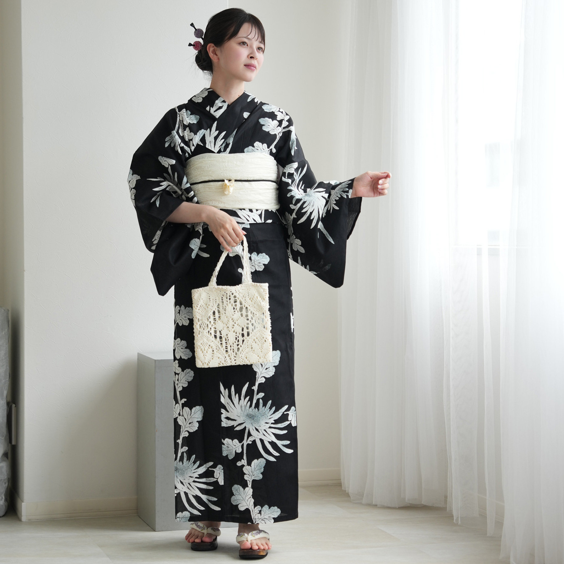 浴衣 レディース セット セパレート 簡単 u...の詳細画像2