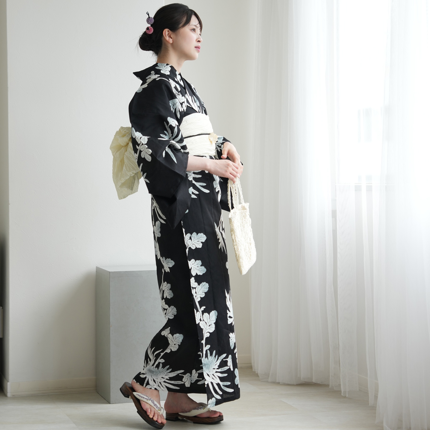 浴衣 レディース セット セパレート 簡単 u...の詳細画像3
