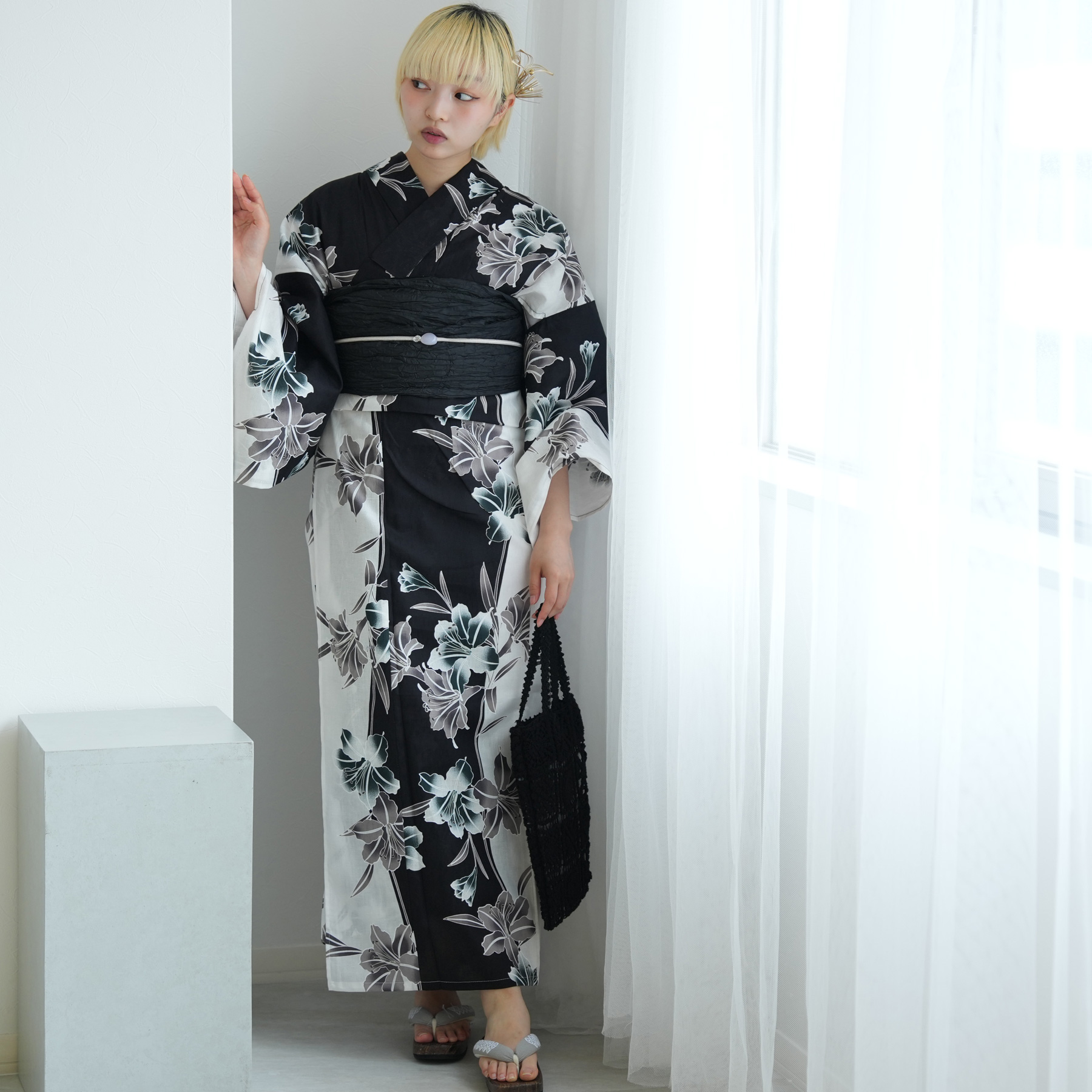 utatane 浴衣 レディース セット セパレート 簡単 二部式 浴衣3点