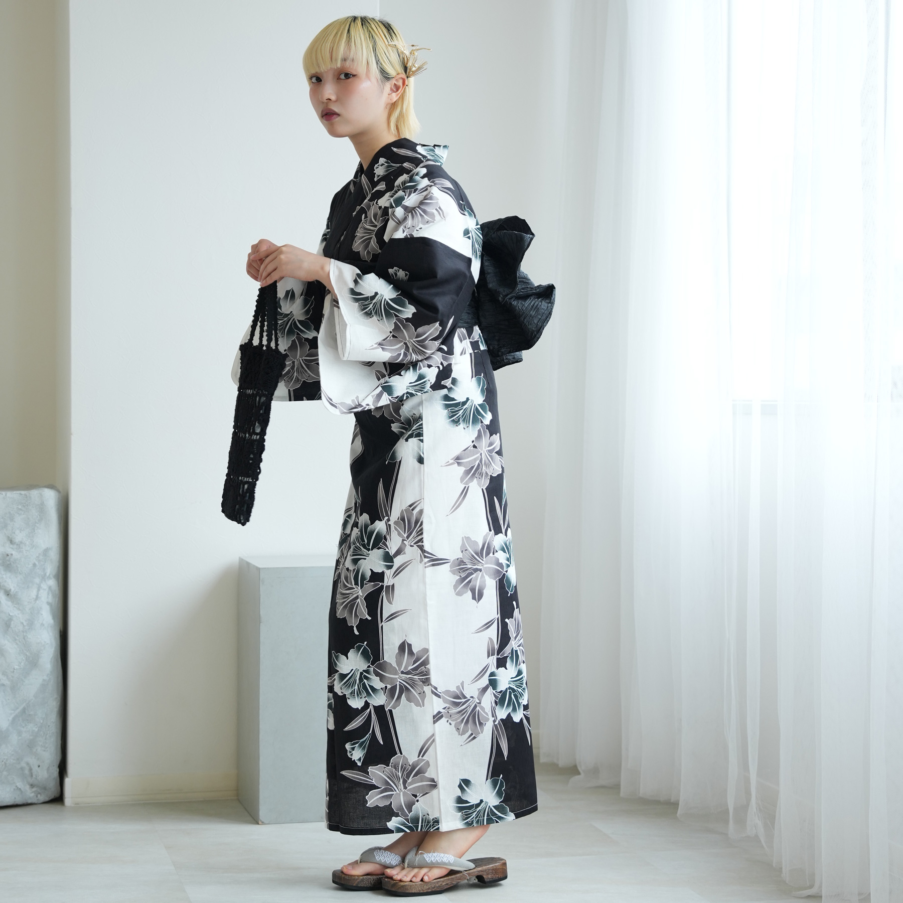utatane 浴衣 レディース セット セパレート 簡単 二部式 浴衣3点