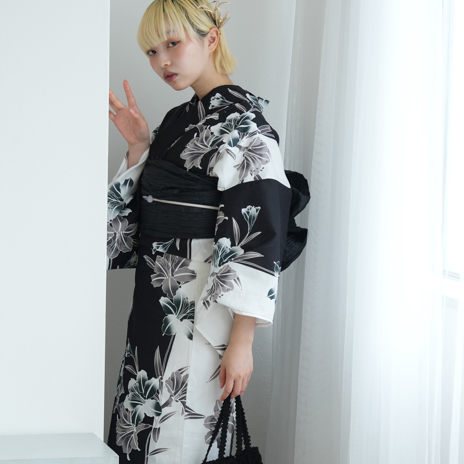 utatane 浴衣 レディース セット セパレート 簡単 二部式 浴衣3点