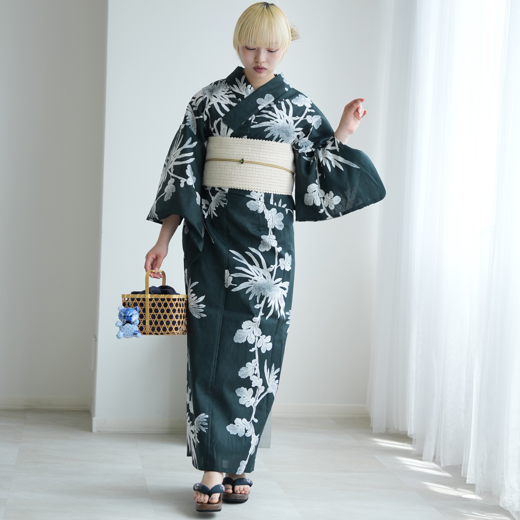 utatane 浴衣 レディース セット セパレート 簡単 二部式 浴衣 3点