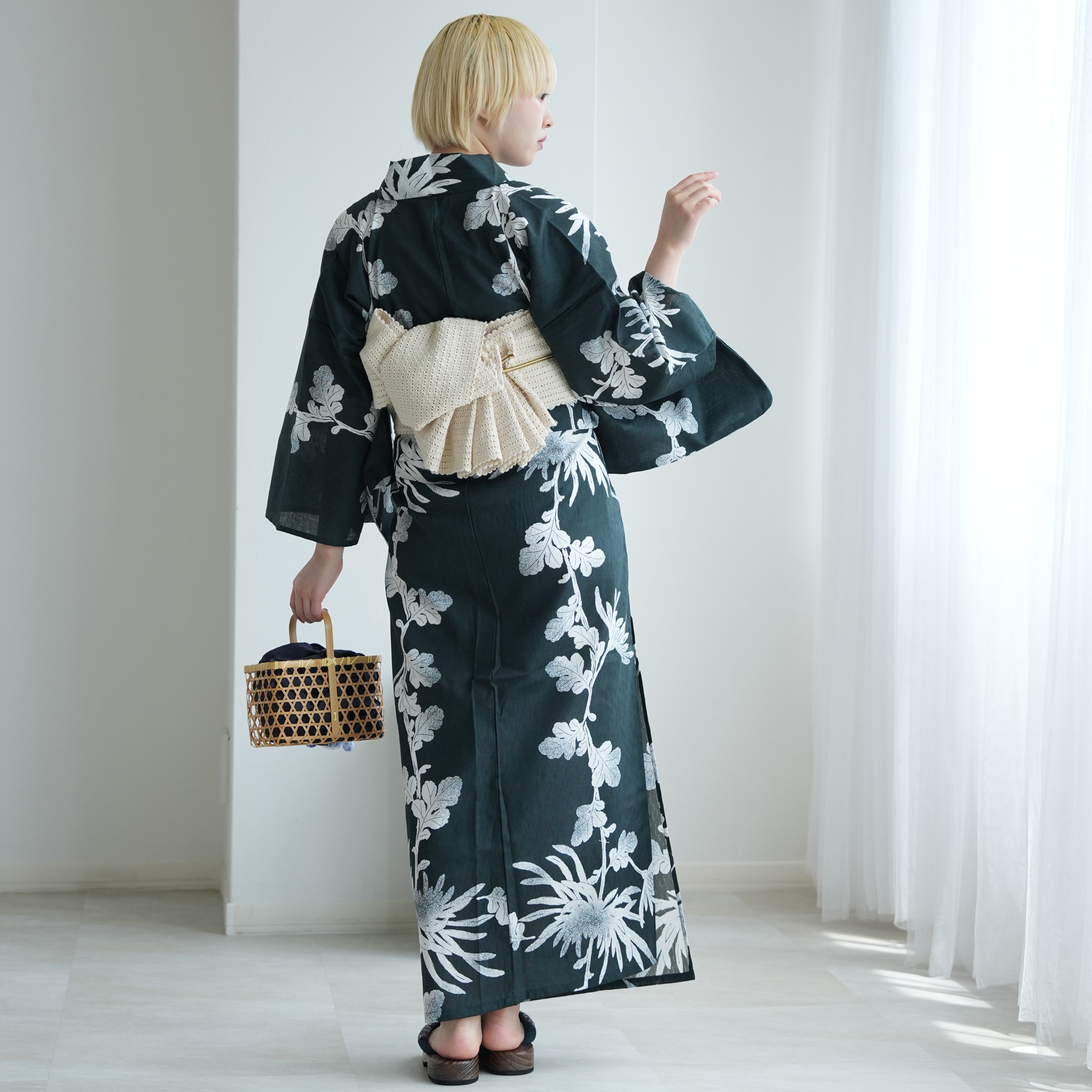 utatane 浴衣 レディース セット セパレート 簡単 二部式 浴衣 3点