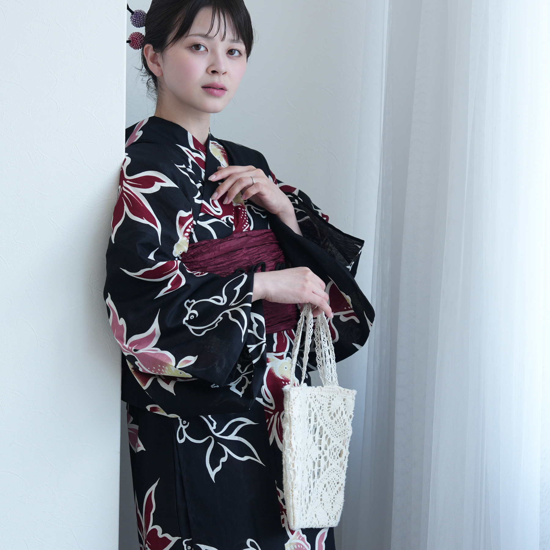 utatane 浴衣 レディース セット セパレート 簡単 二部式 浴衣3点
