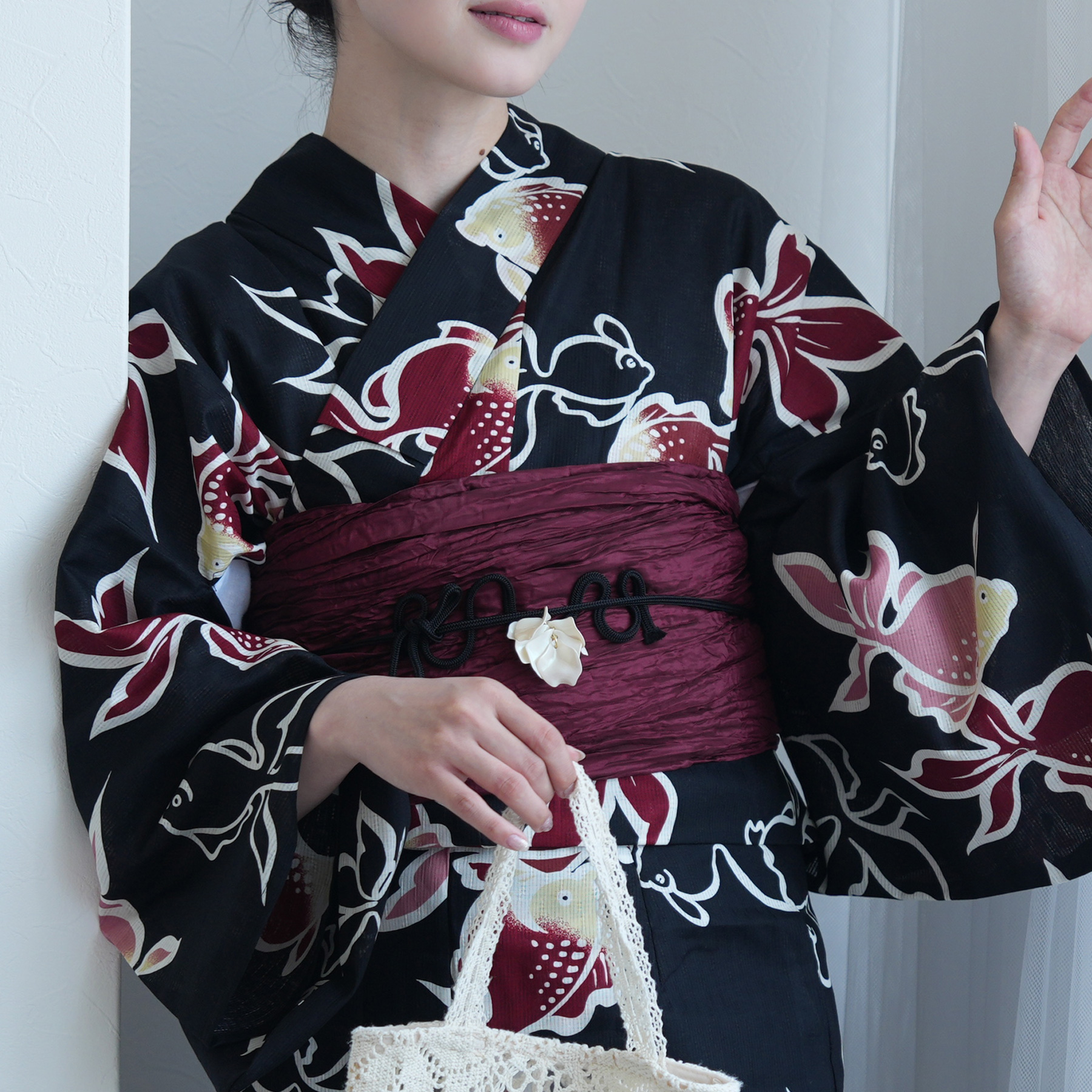 utatane 浴衣 レディース セット セパレート 簡単 二部式 浴衣3点