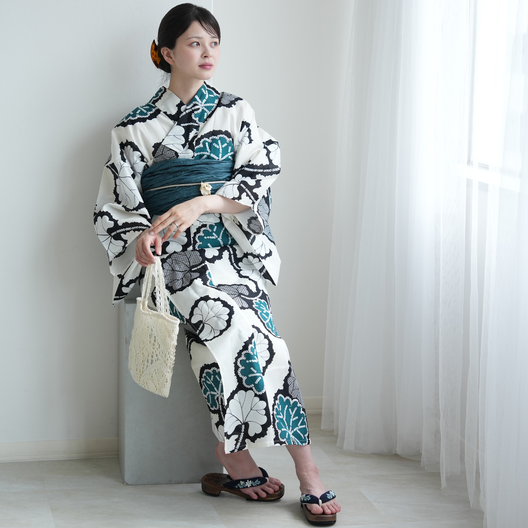 浴衣 レディース セット セパレート 簡単 u...の詳細画像5