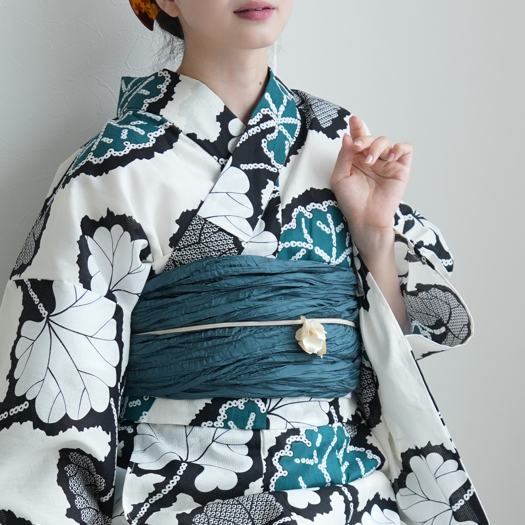 浴衣 ゆかた レディース 女性 おしゃれ セパレート 二部式 上 下 簡単 レトロ 古典 utatane うたたね ウタタネ