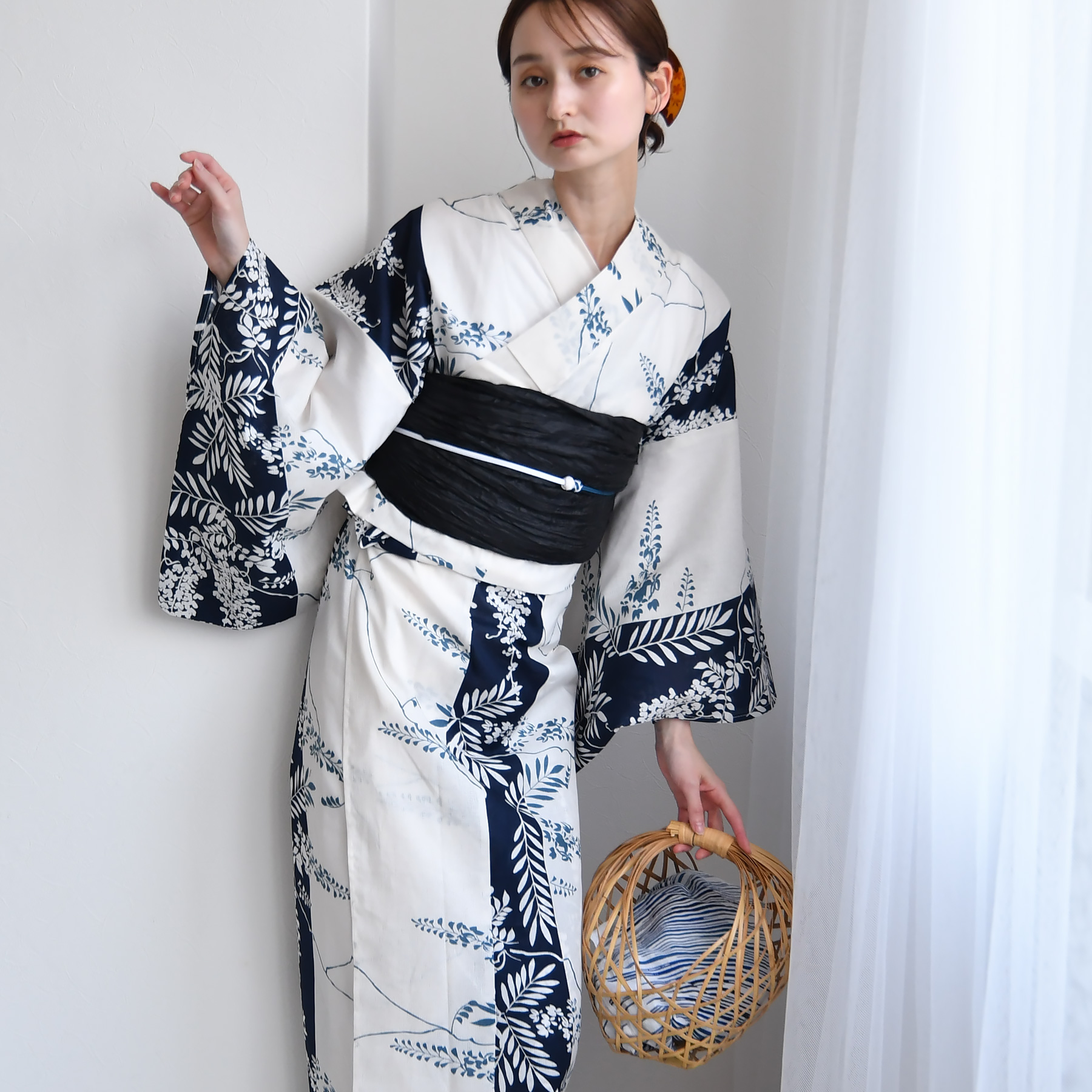 utatane 浴衣 レディース セット セパレート 簡単 二部式 浴衣3点