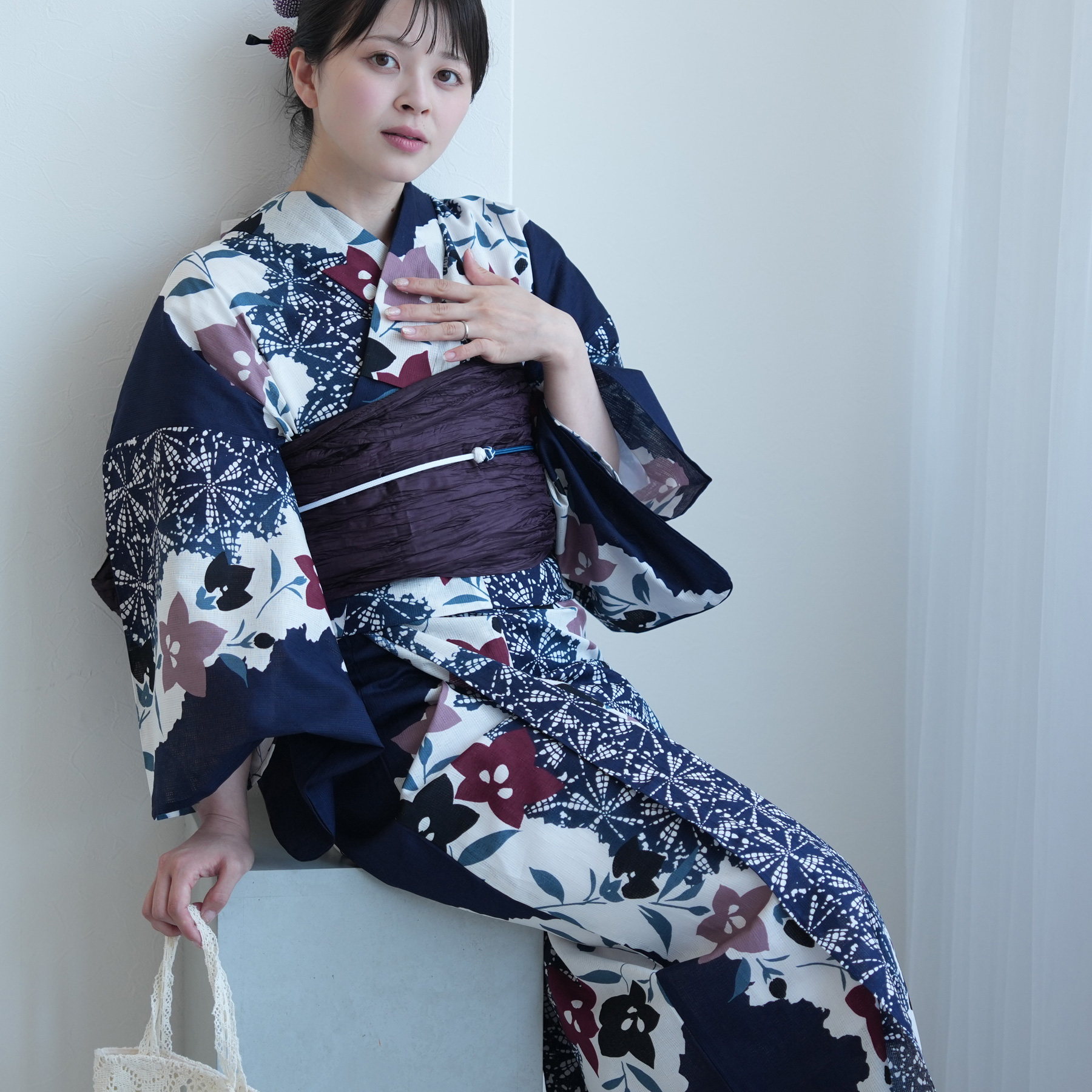 浴衣 レディース セット セパレート 簡単 u...の詳細画像5