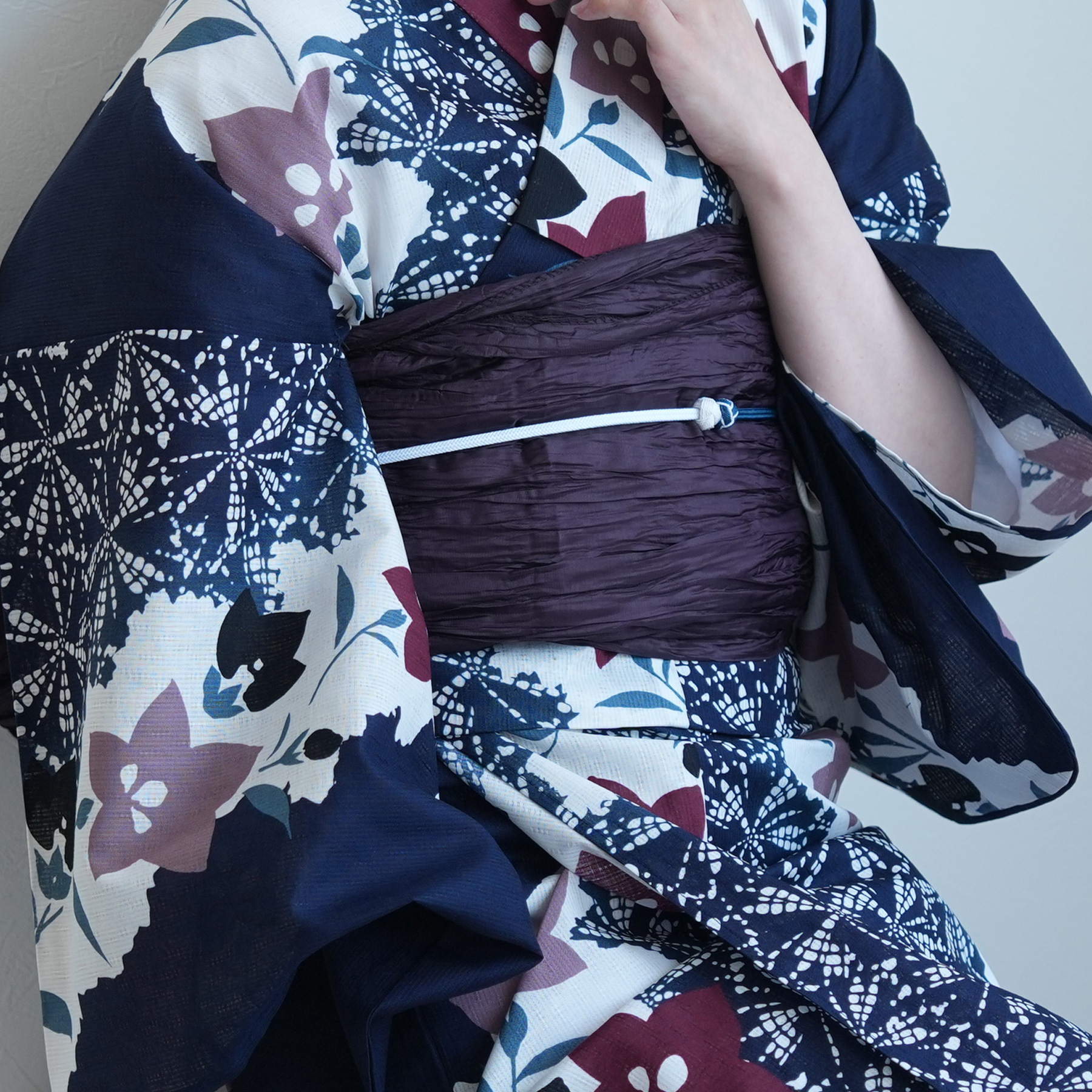 浴衣 ゆかた レディース 女性 おしゃれ セパレート 二部式 上 下 簡単 レトロ 古典 utatane うたたね ウタタネ