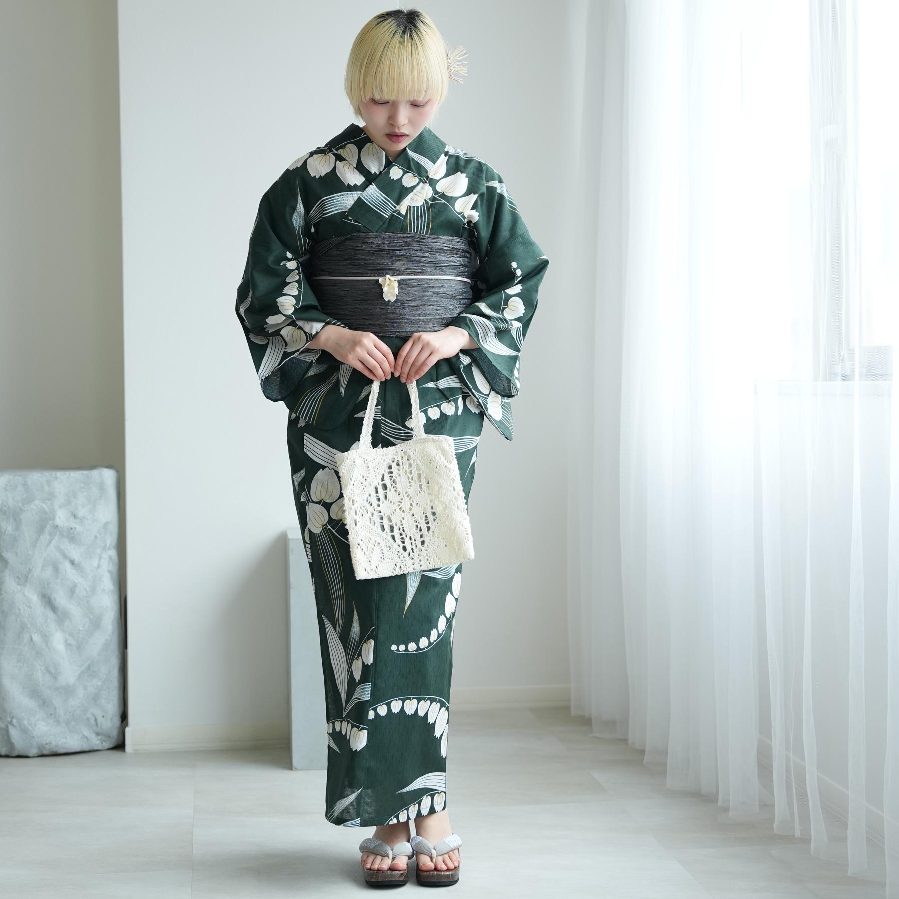 浴衣 レディース セット セパレート 簡単 二...の詳細画像2