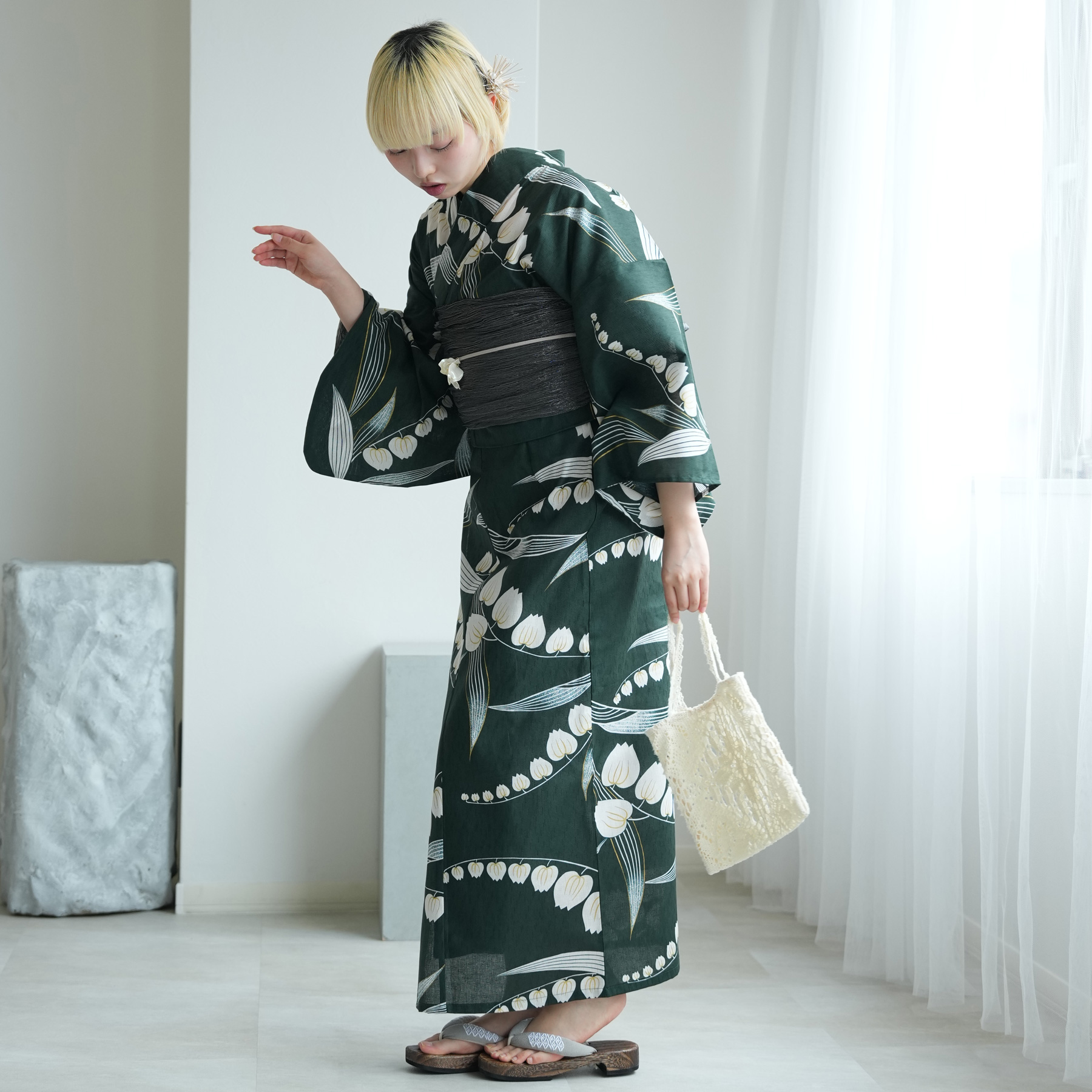 浴衣 レディース セット セパレート 簡単 二...の詳細画像3