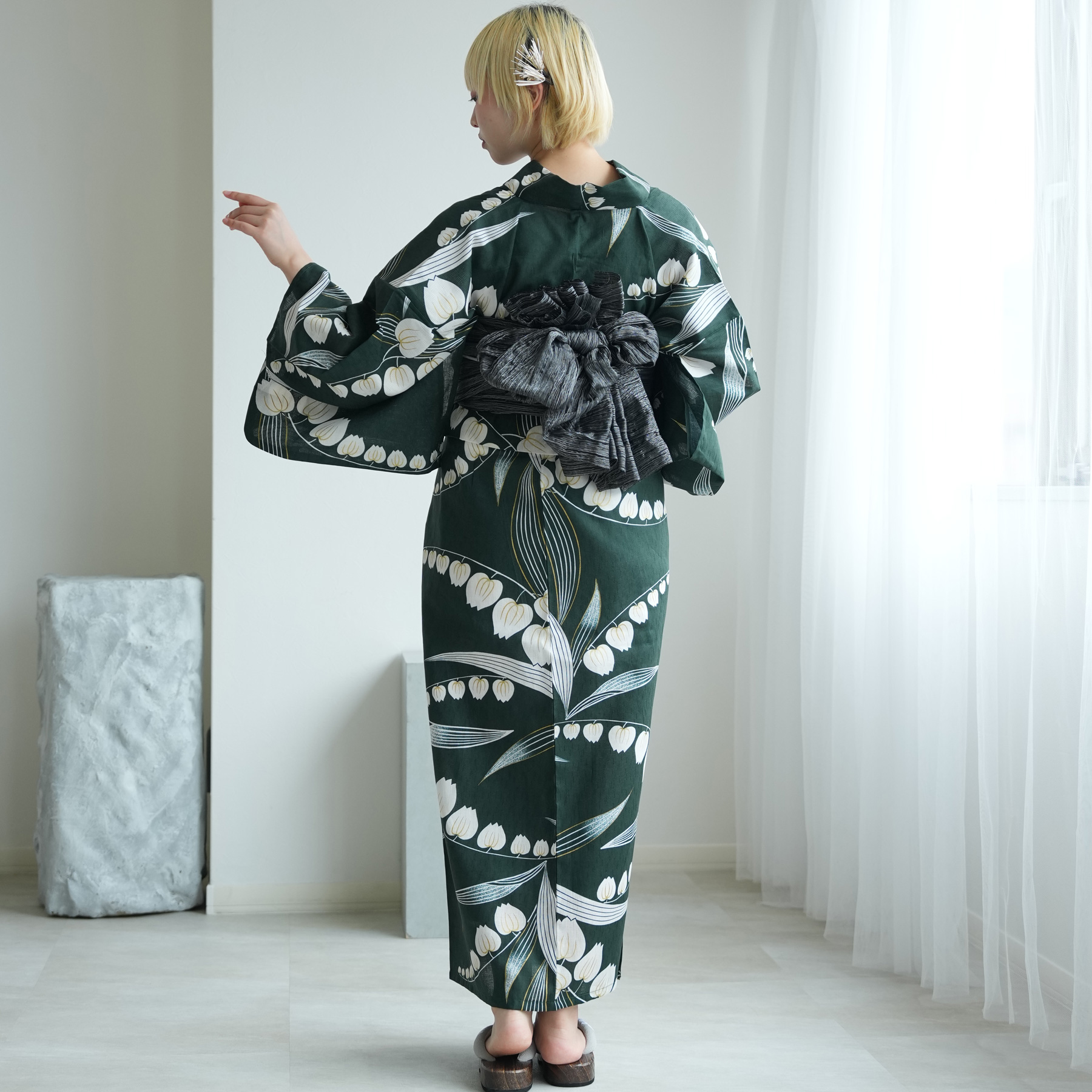 浴衣 レディース セット セパレート 簡単 二...の詳細画像4