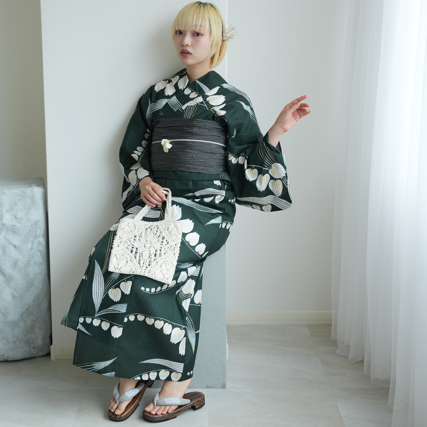浴衣 レディース セット セパレート 簡単 二...の詳細画像5