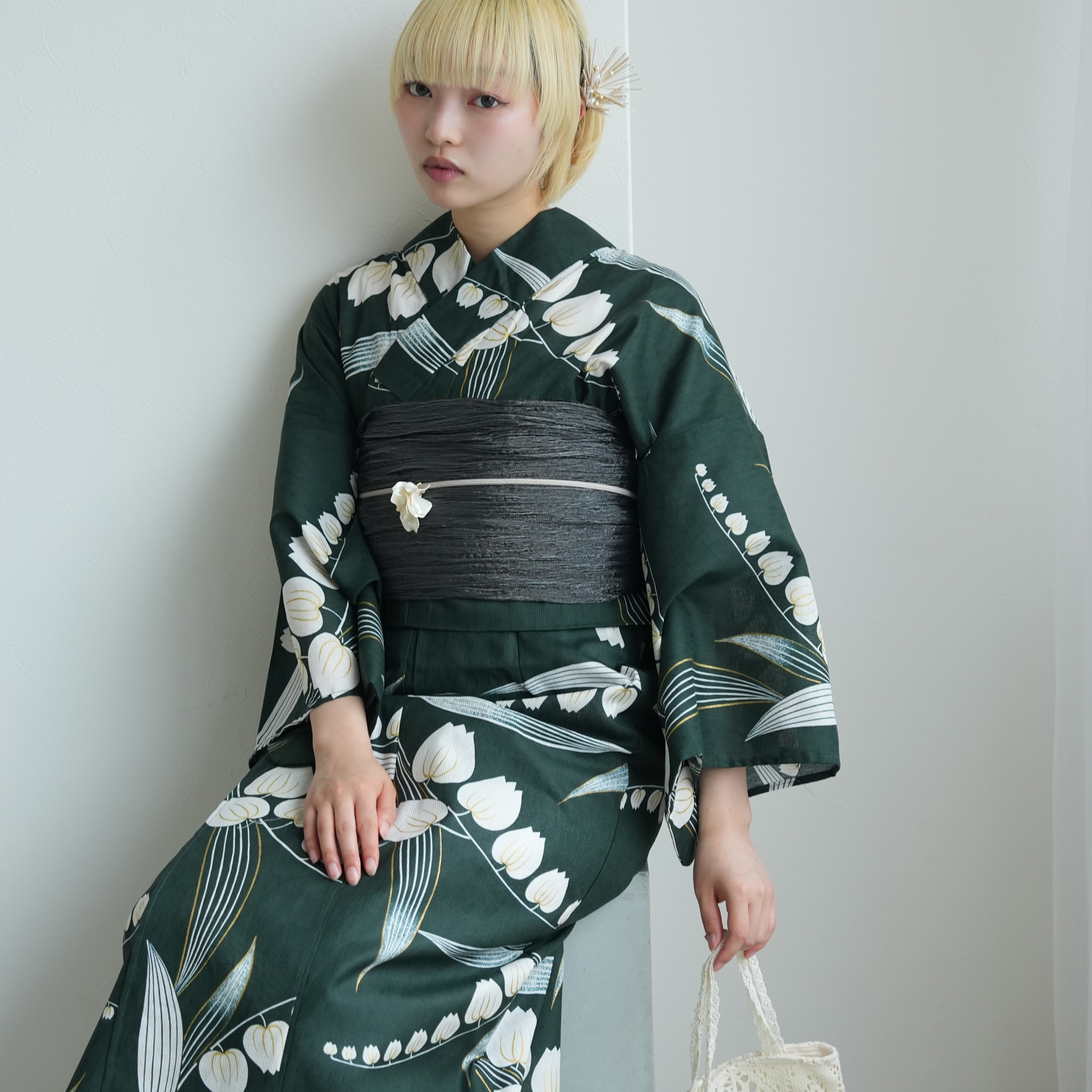 浴衣 ゆかた レディース 女性 おしゃれ セパレート 二部式 上 下 簡単 レトロ 古典 utatane うたたね ウタタネ