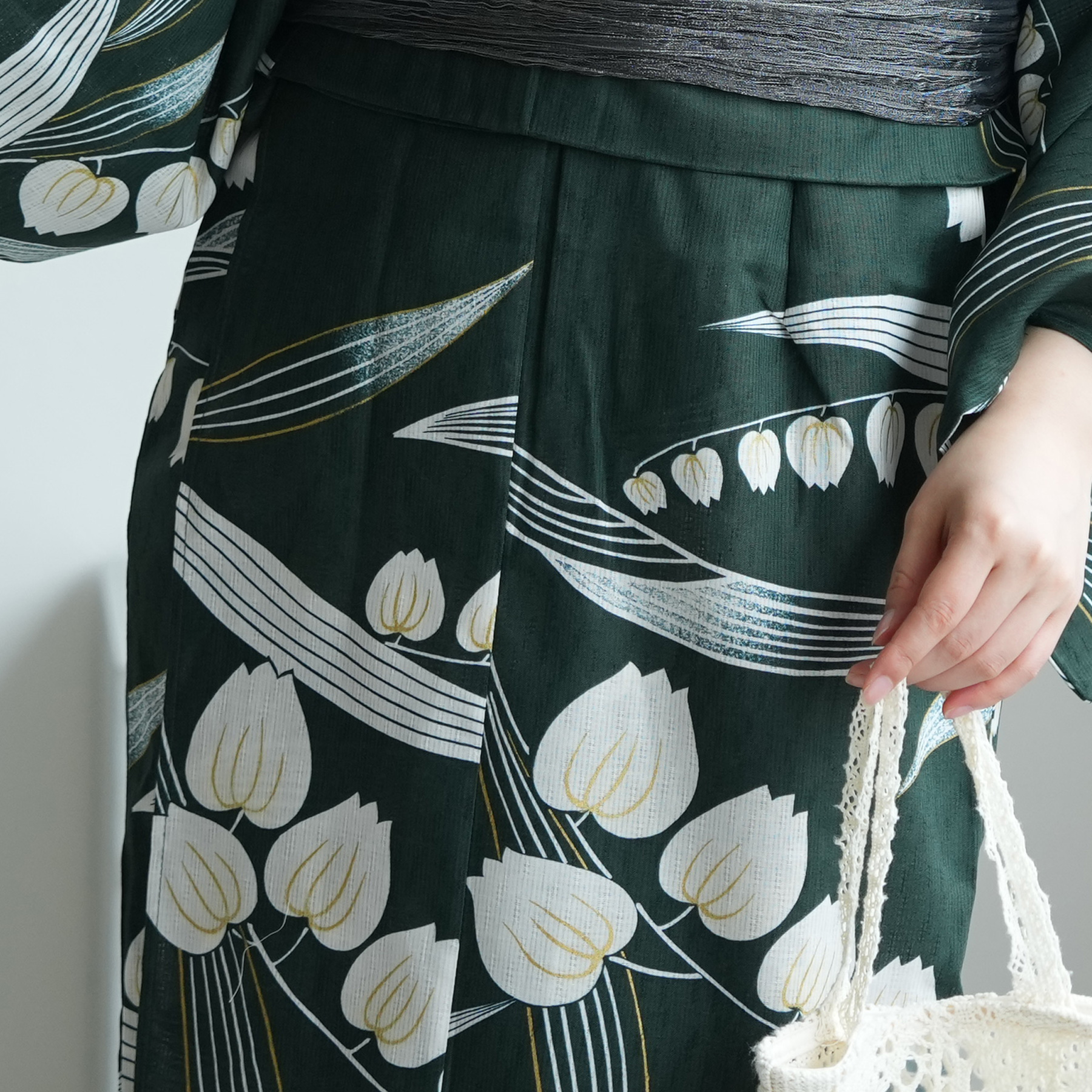 浴衣 ゆかた レディース 女性 おしゃれ セパレート 二部式 上 下 簡単 レトロ 古典 utatane うたたね ウタタネ