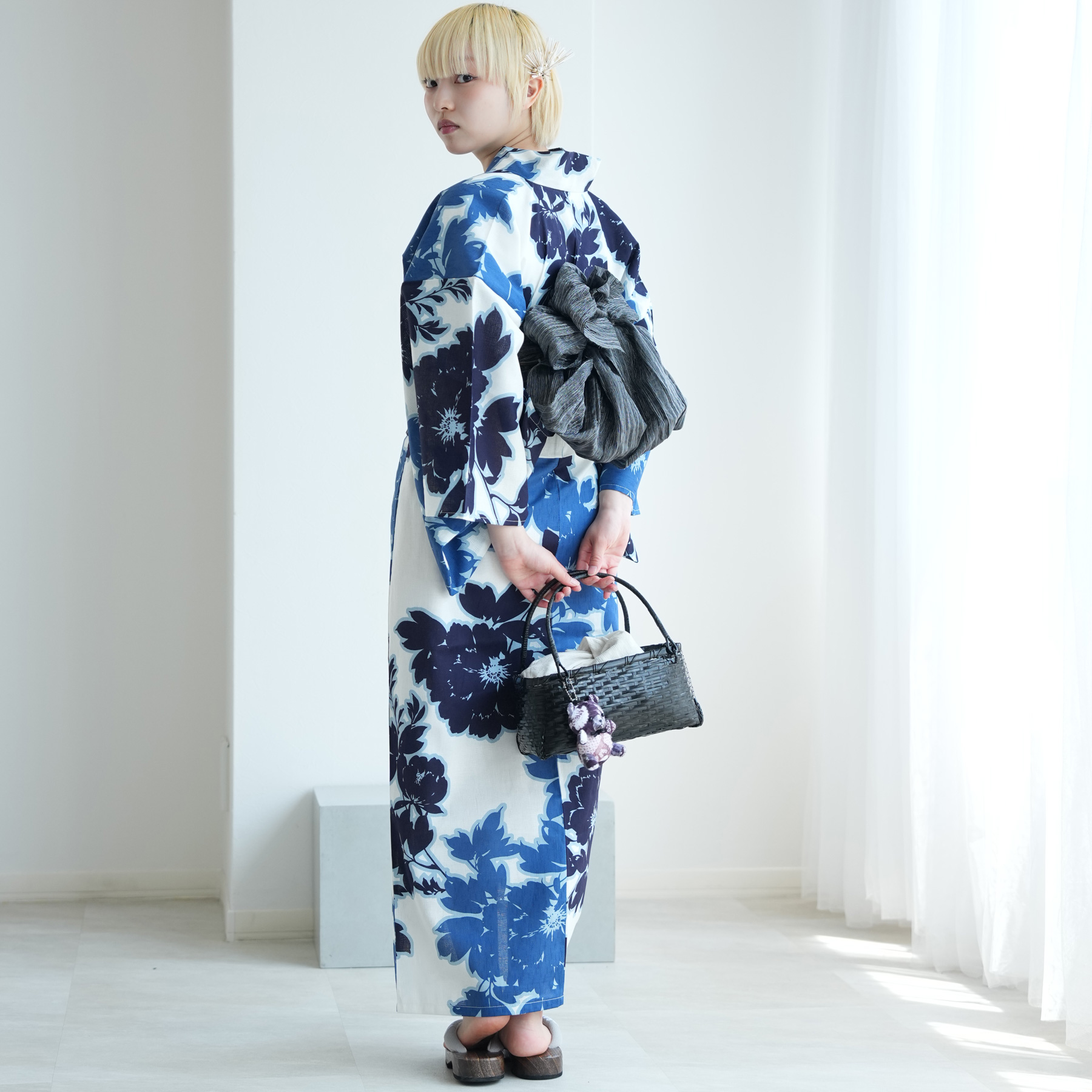 utatane 浴衣 レディース セット セパレート 簡単 二部式 浴衣3点