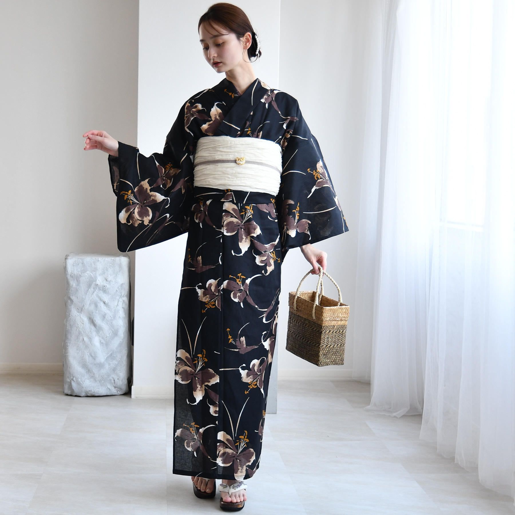 utatane 浴衣 レディース セット セパレート 簡単 二部式 浴衣3点