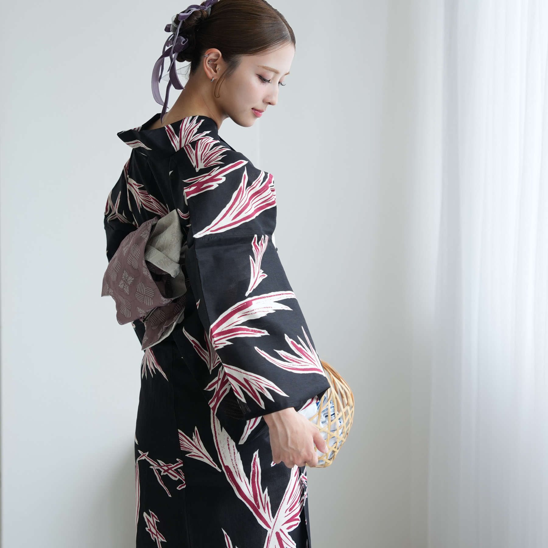 utatane 浴衣 レディース セット セパレート 簡単 二部式 浴衣3点