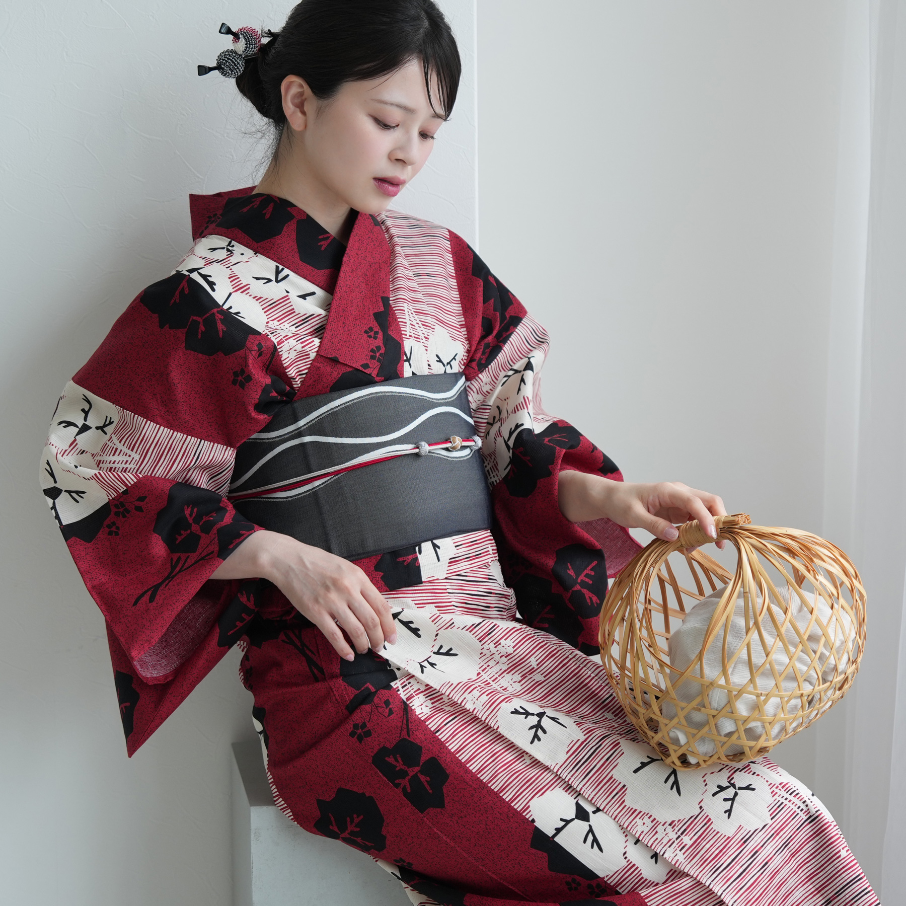 浴衣 レディース セット セパレート 簡単 二...の詳細画像5