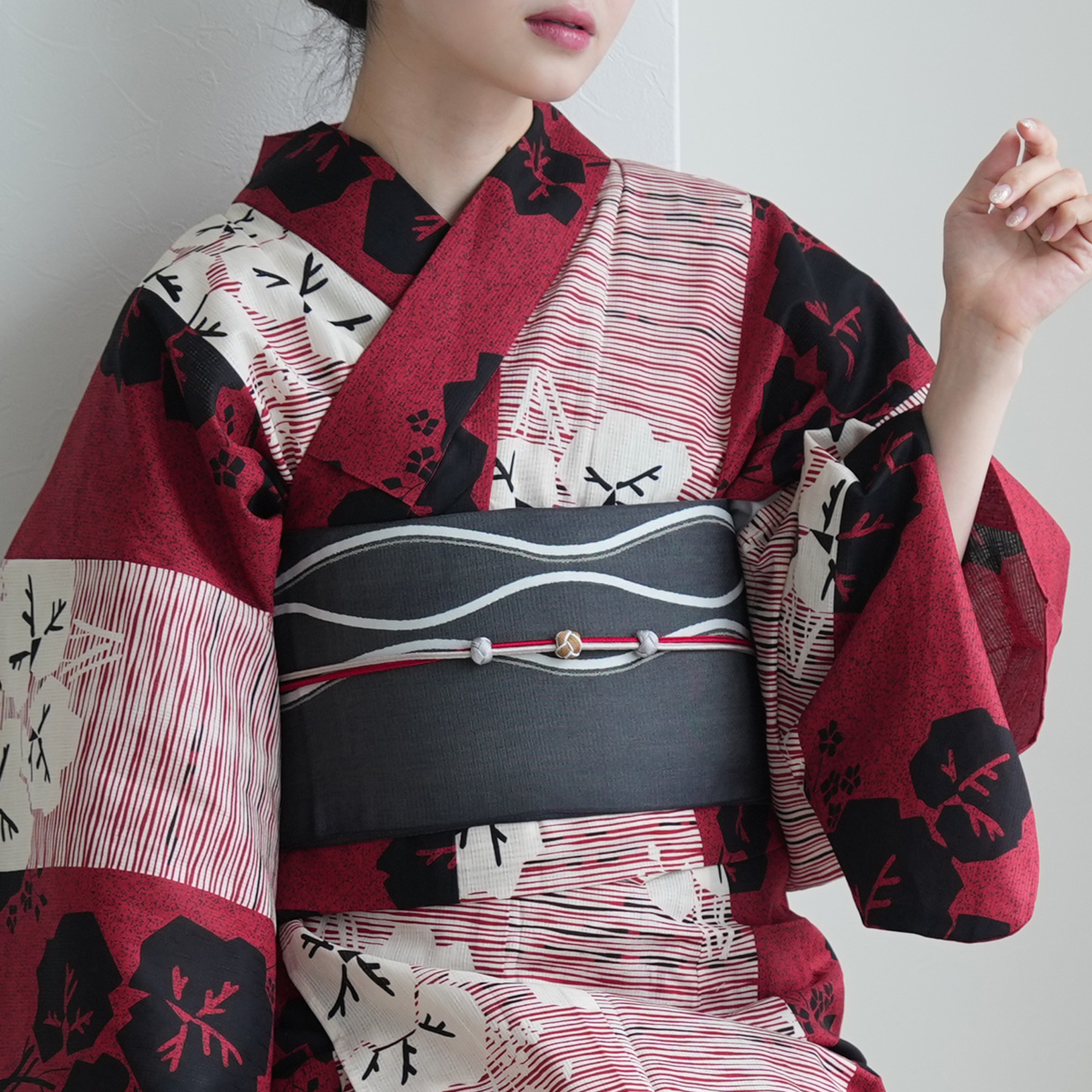浴衣 ゆかた レディース 女性 おしゃれ セパレート 二部式 上 下 簡単 レトロ 古典 utatane うたたね ウタタネ