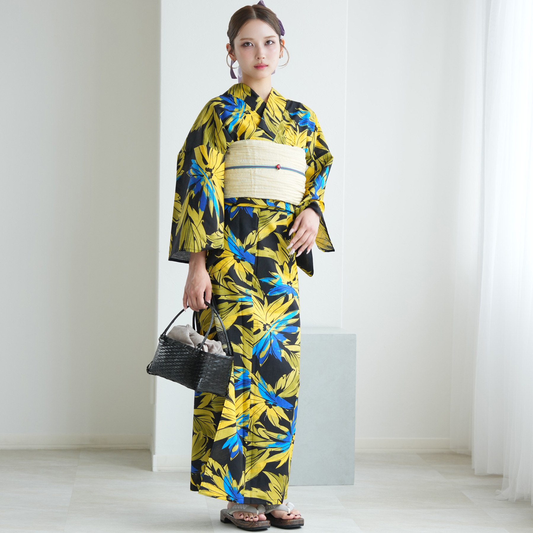 utatane 浴衣 レディース セット セパレート 簡単 二部式 浴衣3点