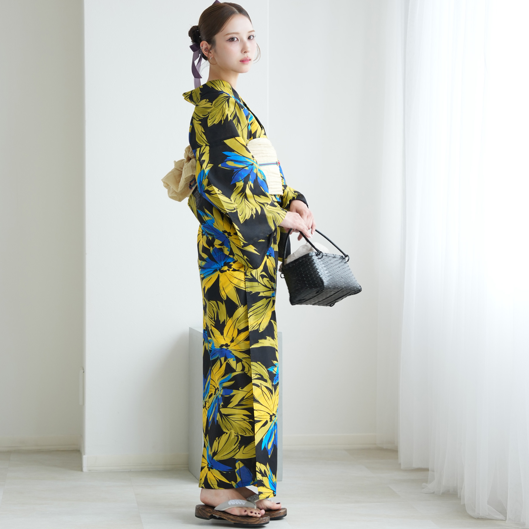utatane 浴衣 レディース セット セパレート 簡単 二部式 浴衣3点