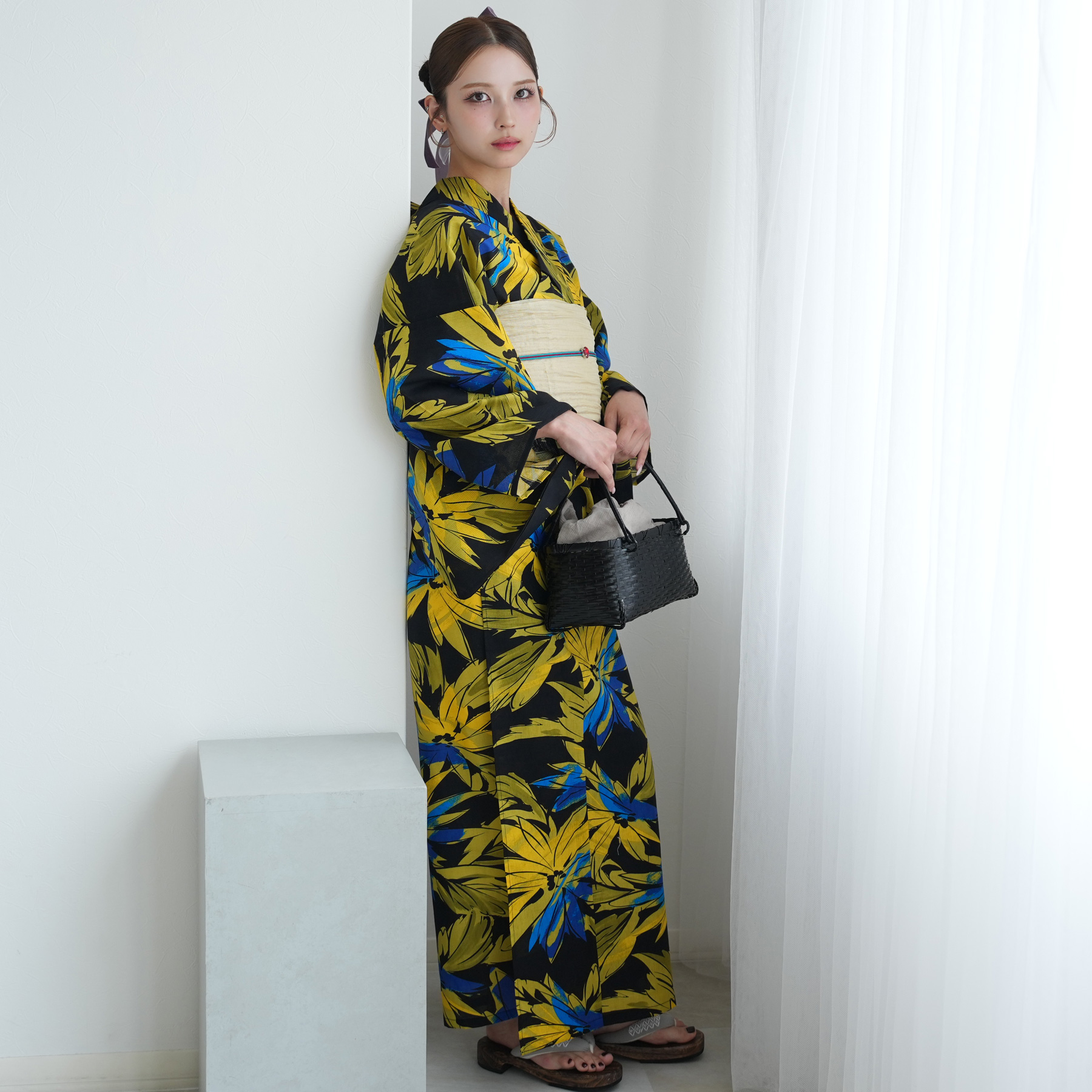 utatane 浴衣 レディース セット セパレート 簡単 二部式 浴衣3点
