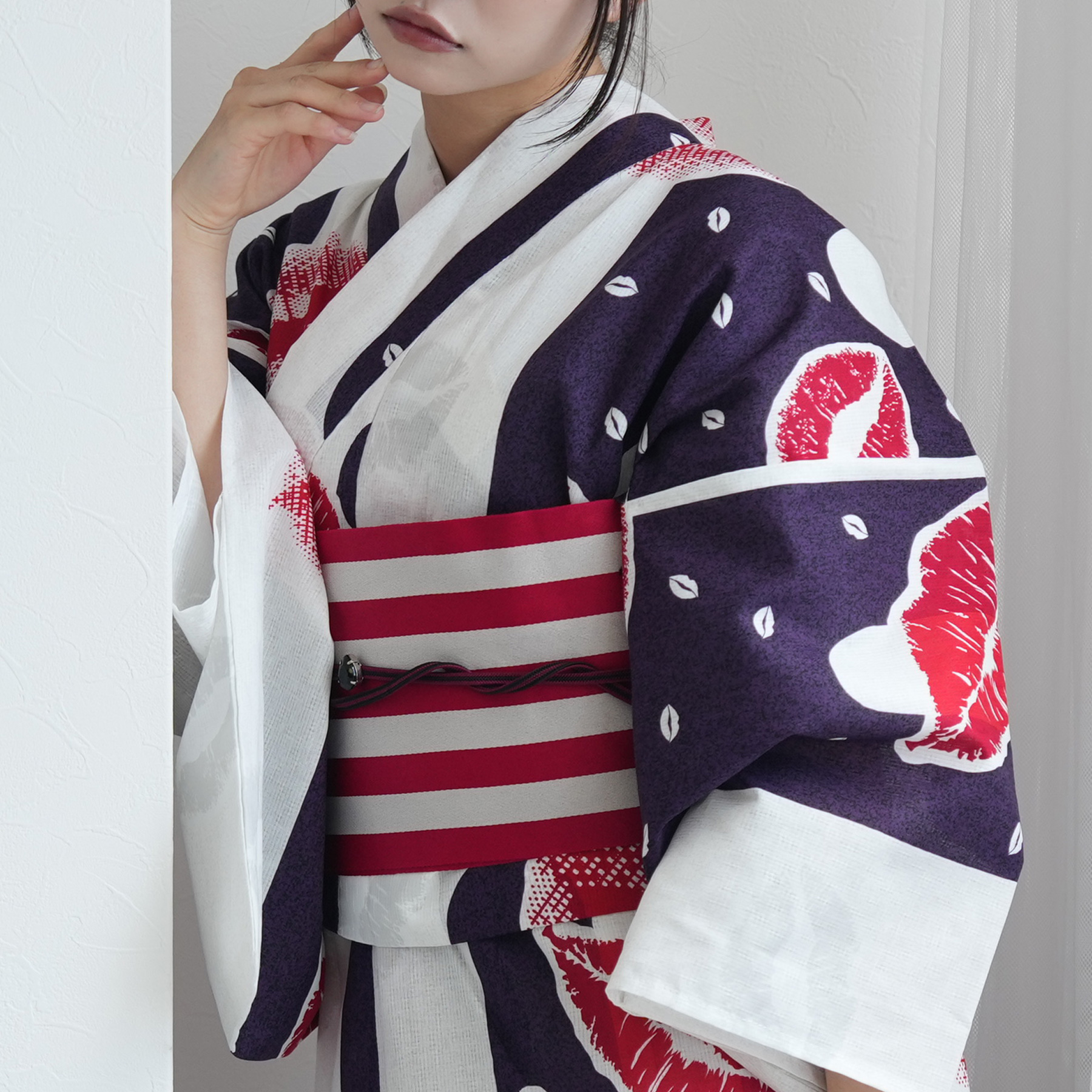 浴衣 ゆかた レディース 女性 おしゃれ セパレート 二部式 上 下 簡単 おしゃれ 個性派 レトロ ニコアンティーク