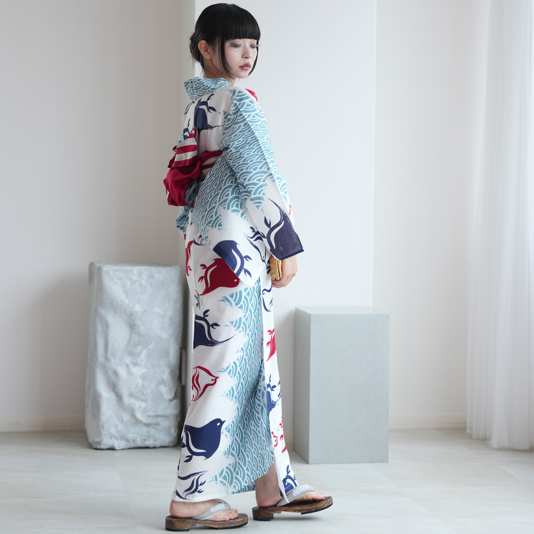 浴衣 レディース セット セパレート 簡単 二...の詳細画像3