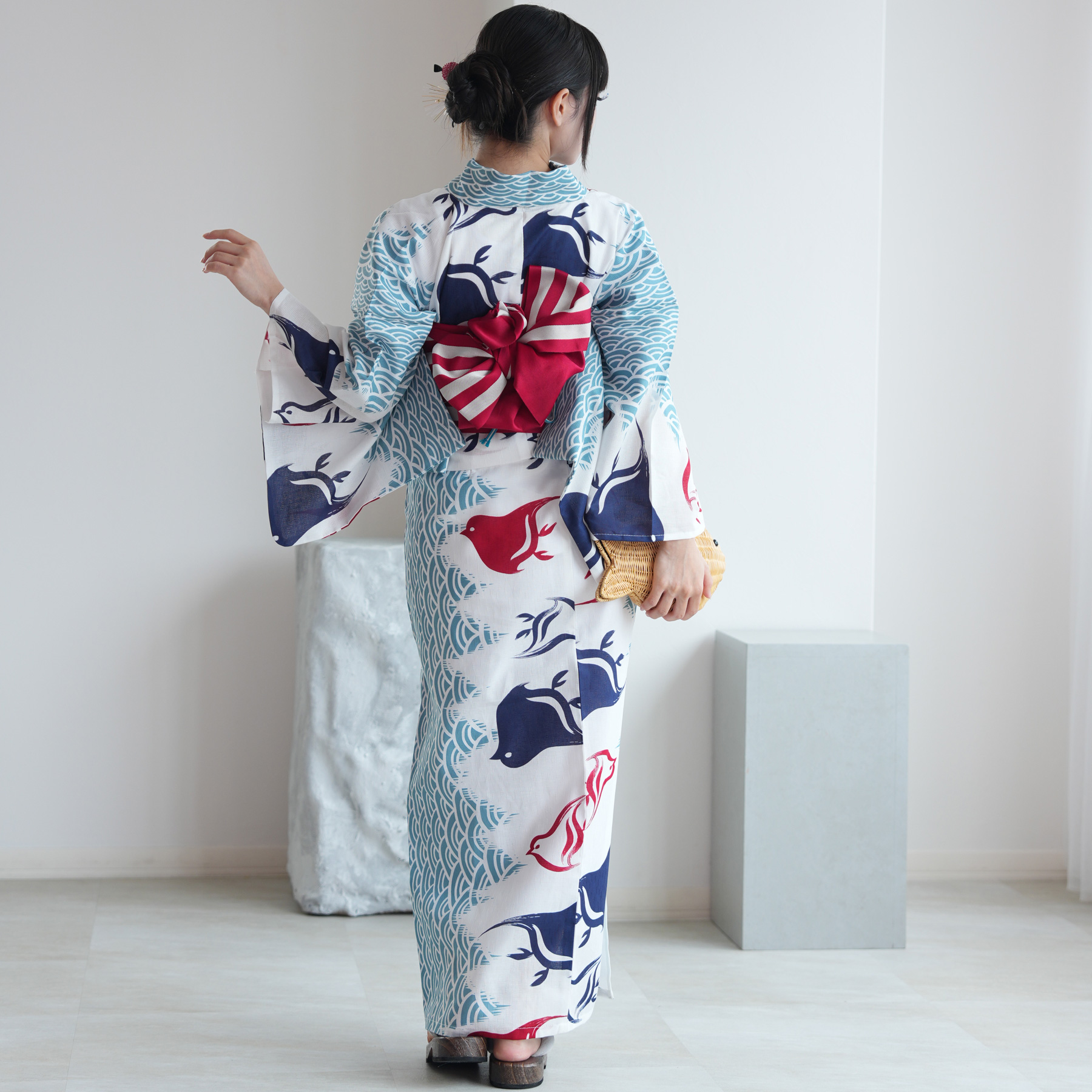 浴衣 レディース セット セパレート 簡単 二...の詳細画像4