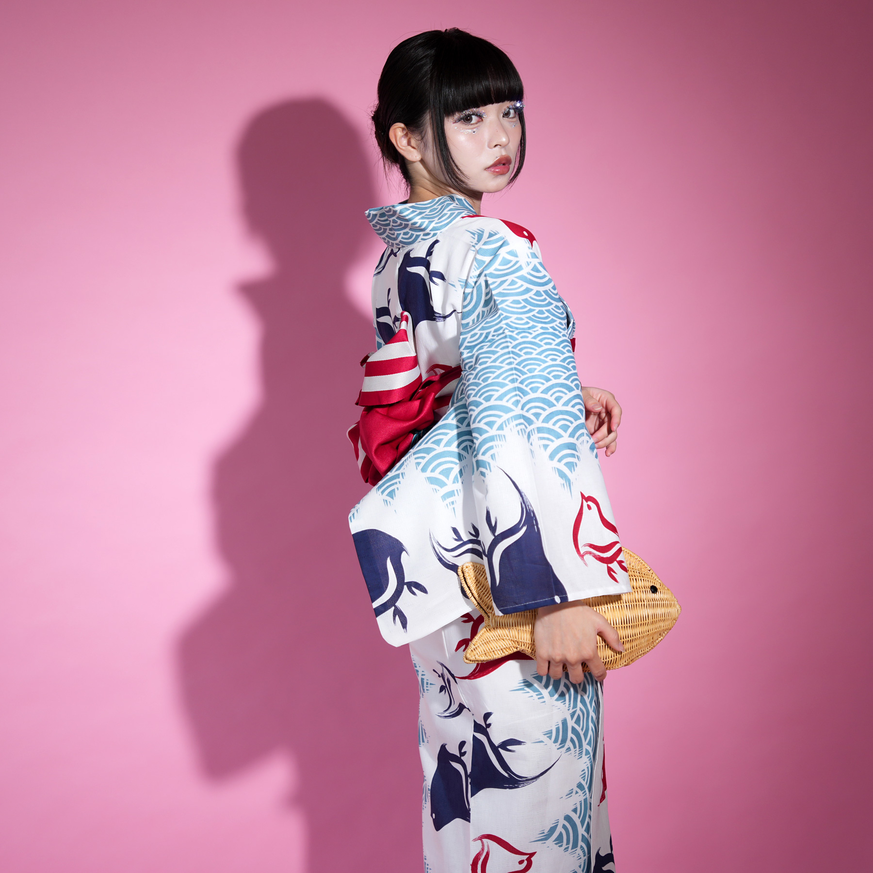 浴衣 ゆかた レディース 女性 おしゃれ セパレート 二部式 上 下 簡単 おしゃれ 個性派 レトロ ニコアンティーク