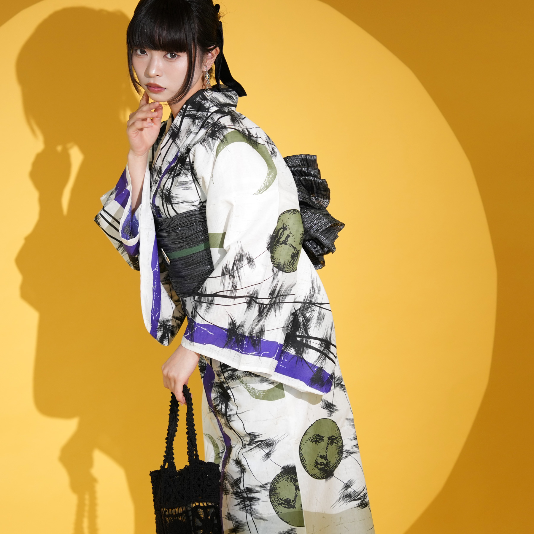 浴衣 ゆかた レディース 女性 おしゃれ セパレート 二部式 上 下 簡単 おしゃれ 個性派 レトロ ニコアンティーク