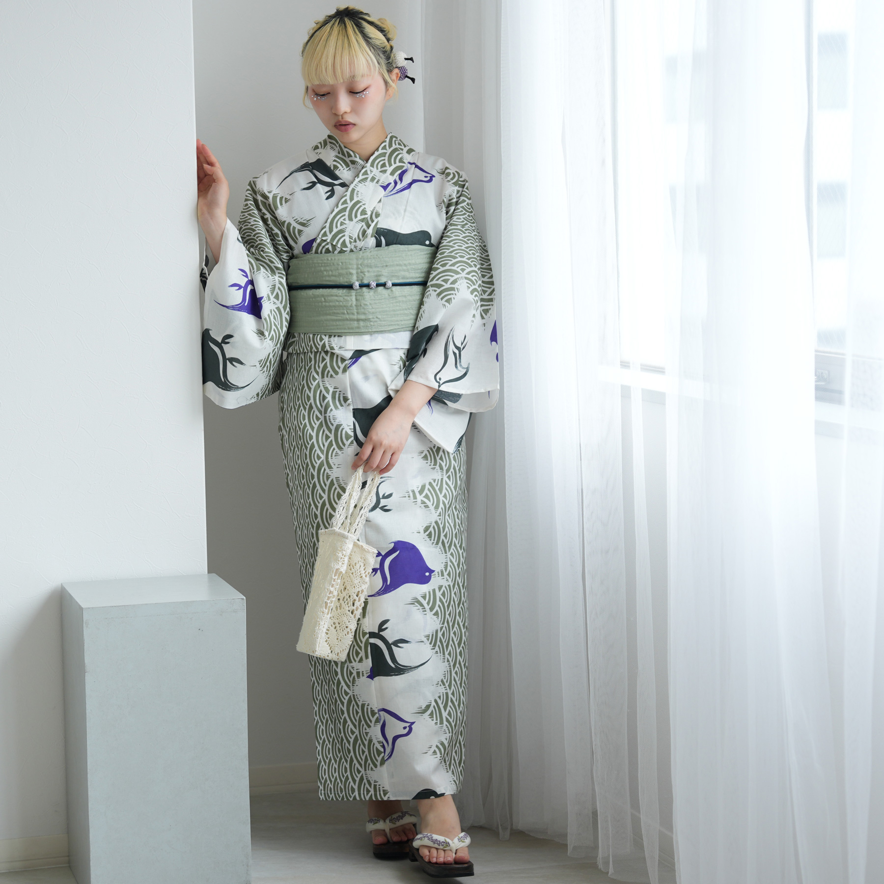 浴衣 レディース セット セパレート 簡単 ニ...の詳細画像2