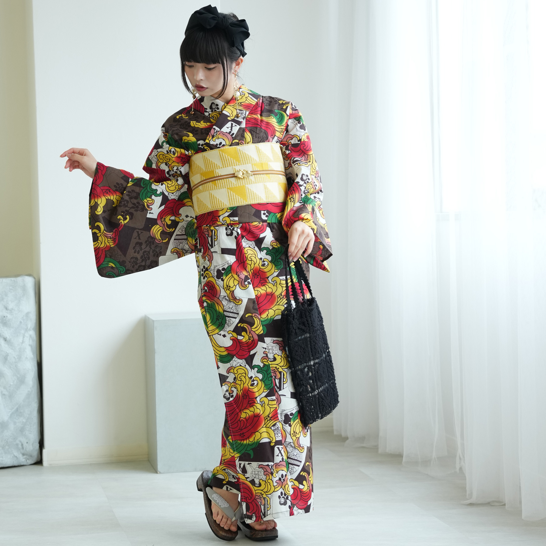 浴衣 レディース セット セパレート 簡単 二...の詳細画像2