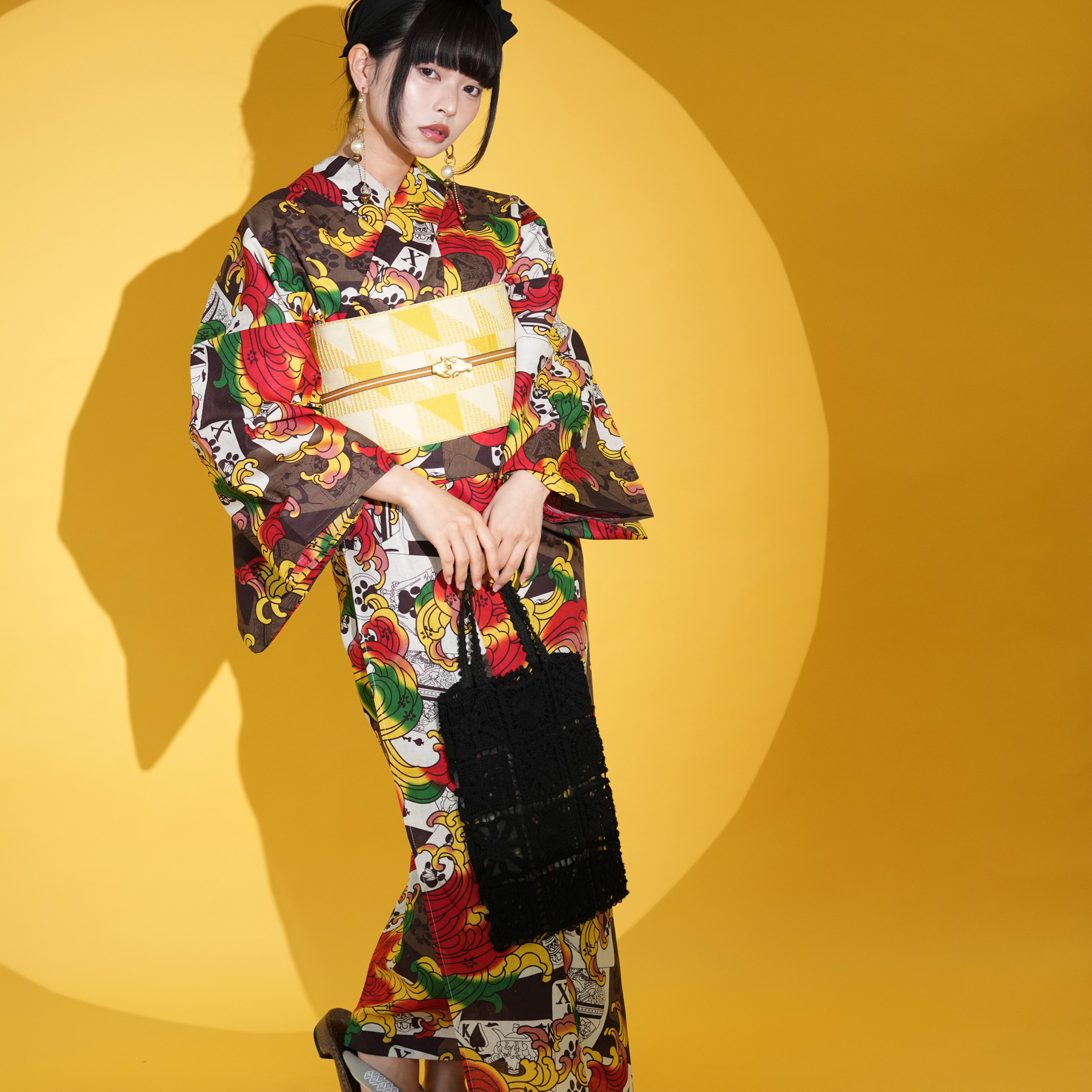 浴衣 ゆかた レディース 女性 おしゃれ セパレート 二部式 上 下 簡単 おしゃれ 個性派 レトロ ニコアンティーク